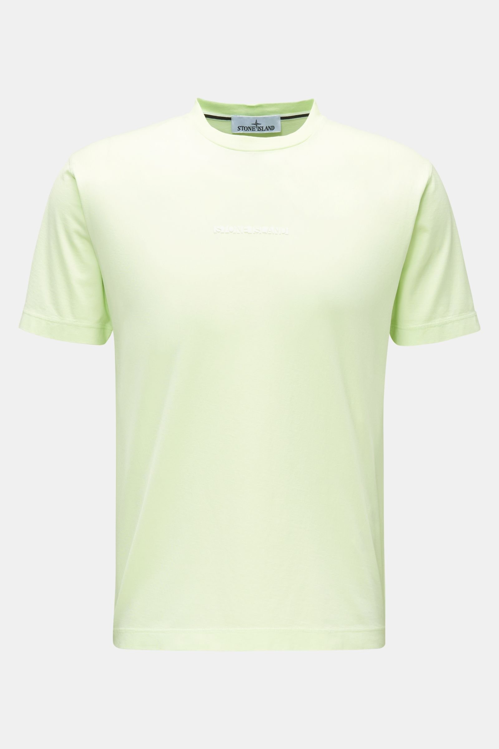 Crew neck T-shirt neon green