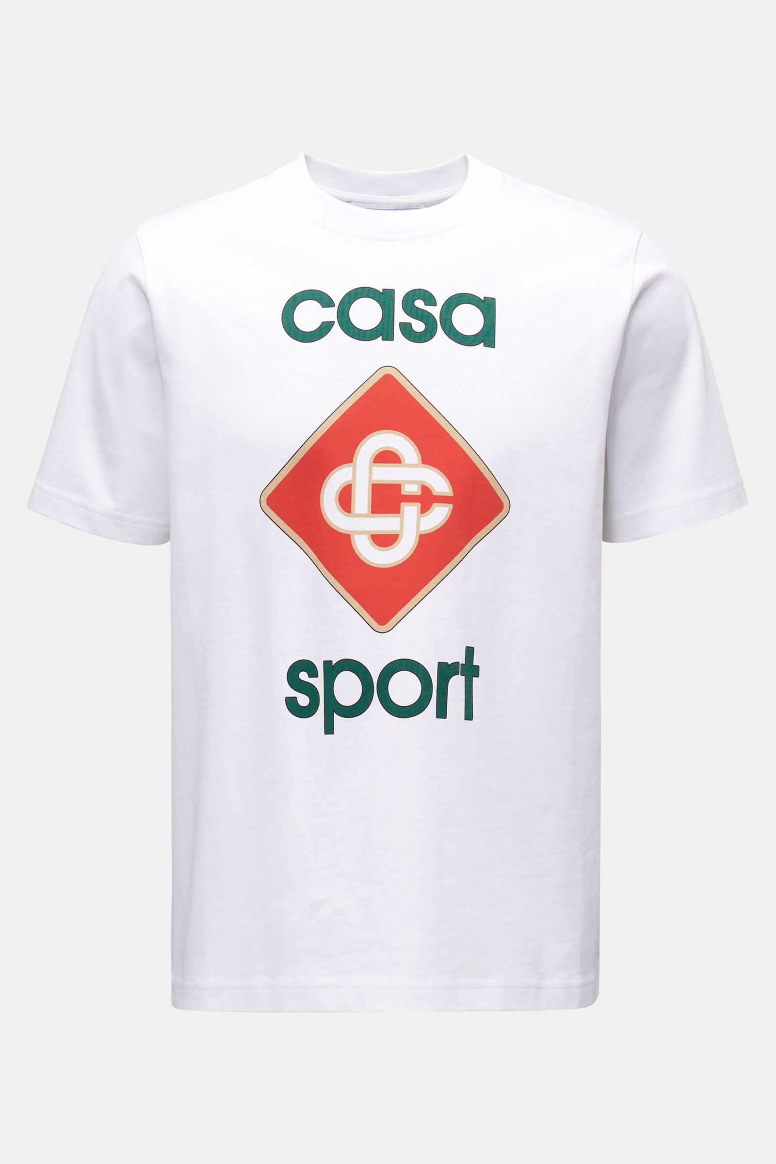 Rundhals-T-Shirt 'Casa Sport Logo' weiß