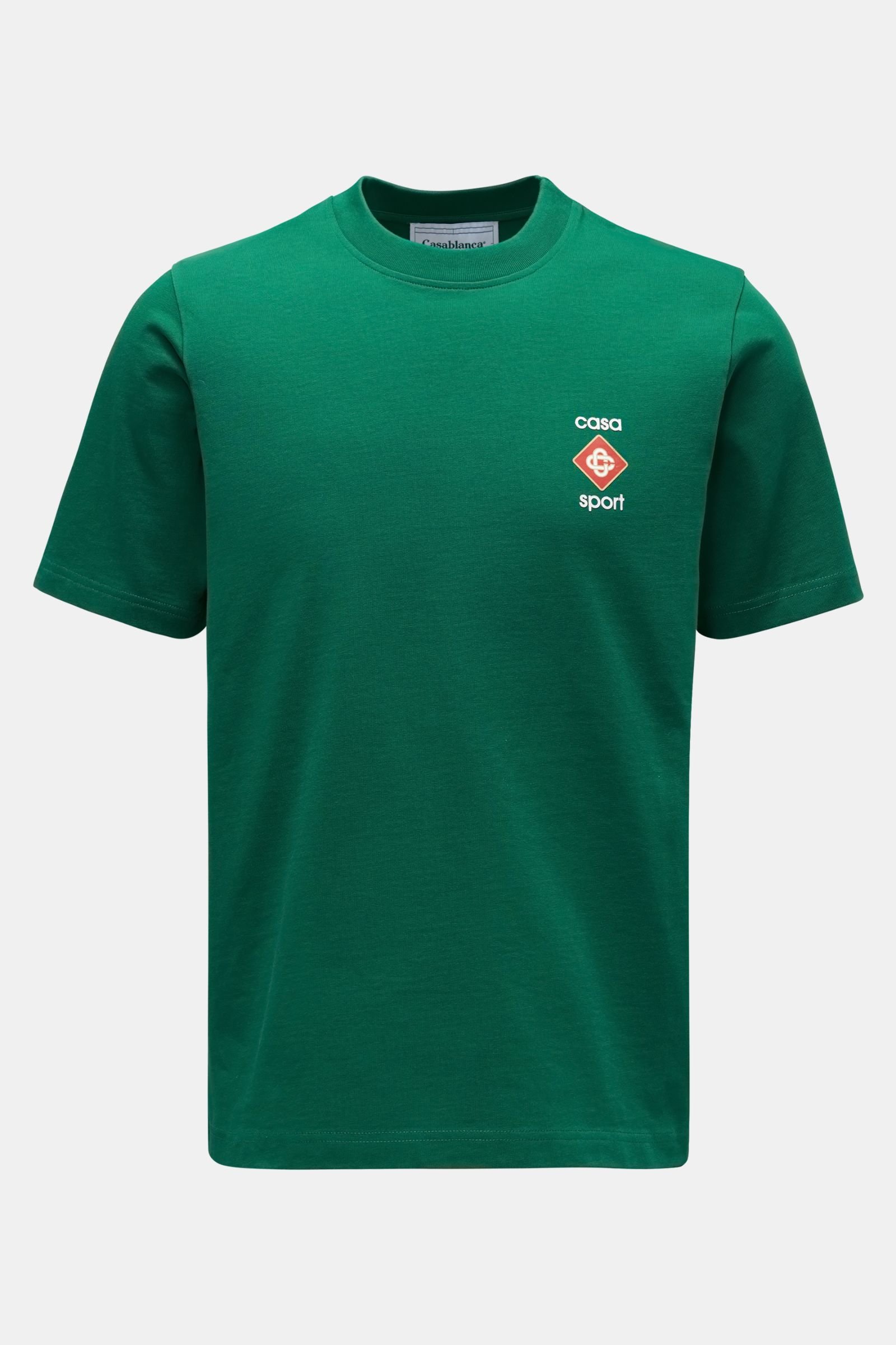 Rundhals-T-Shirt 'Casa Sport Logo' grün