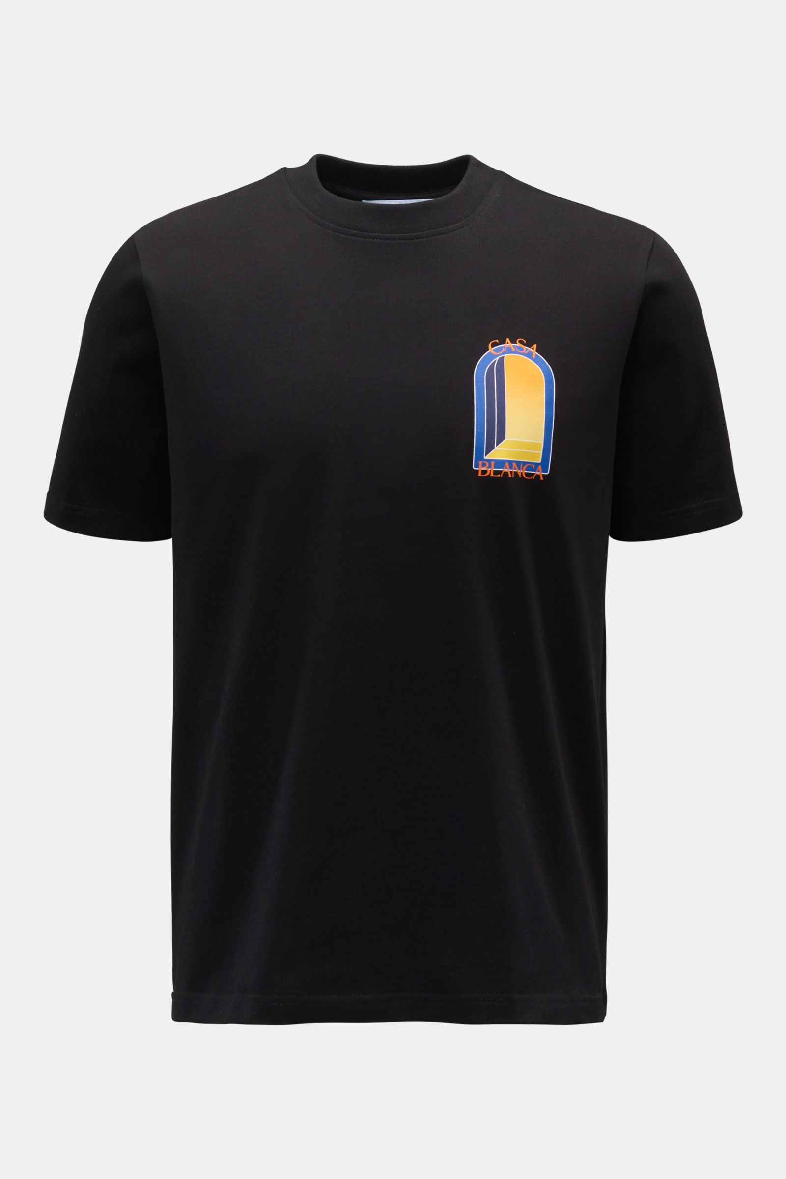 CASABLANCA Rundhals-T-Shirt schwarz | BRAUN Hamburg 