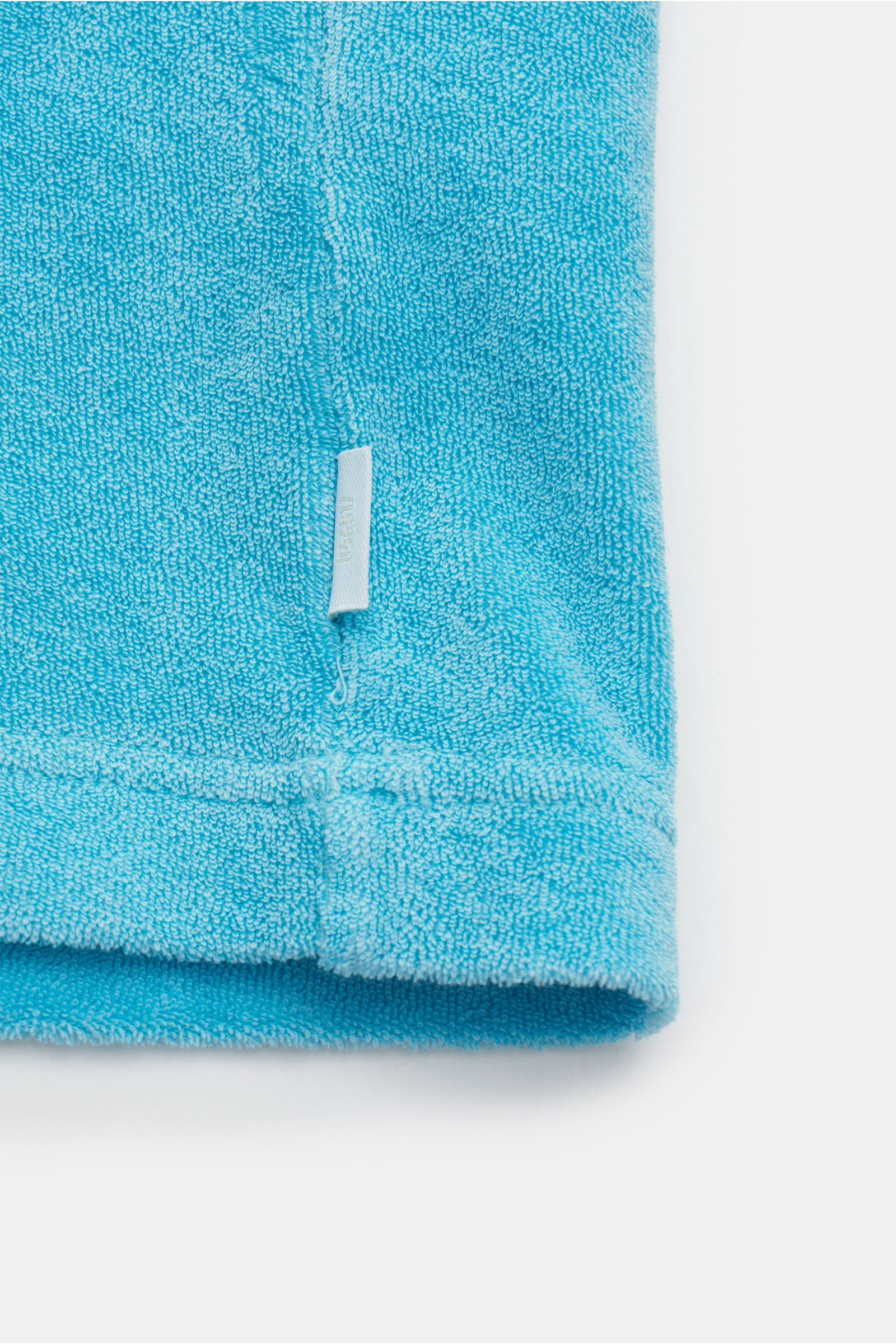 04651/ A trip in a bag Crew neck terry T-shirt turquoise