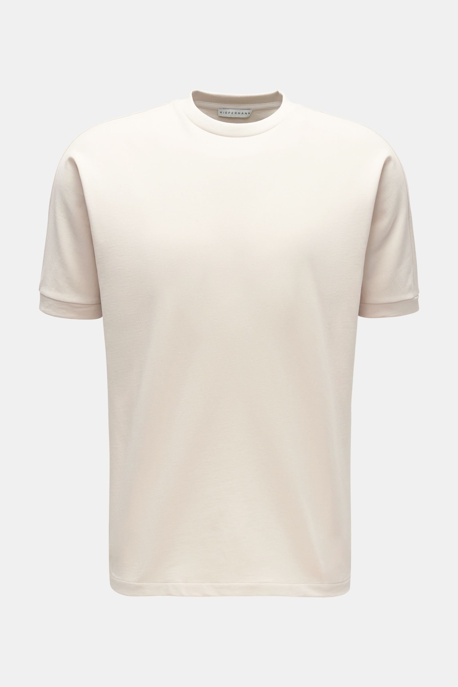 Crew neck T-shirt 'Jarl' beige