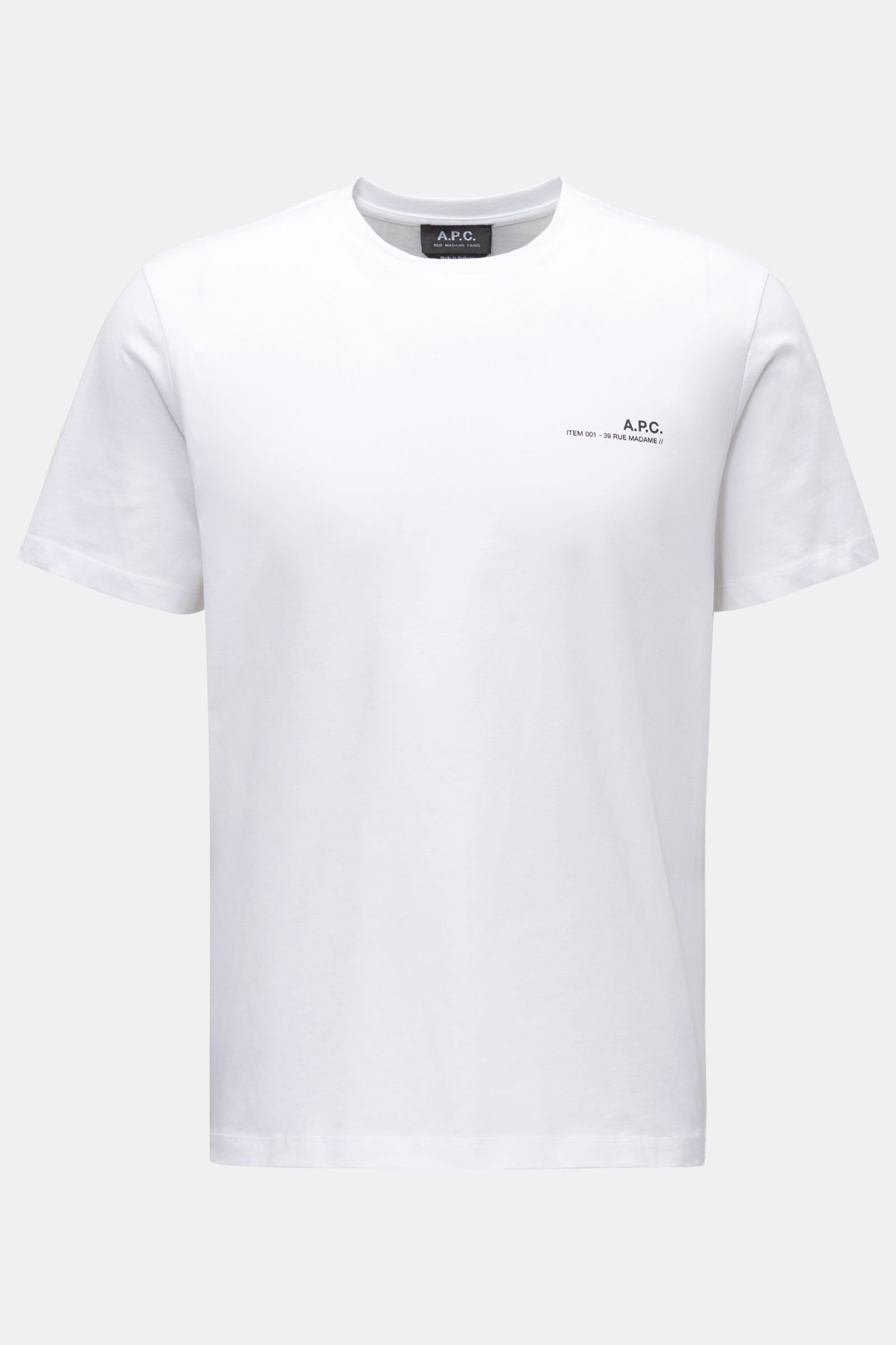 Crew neck T-shirt 'Item' white