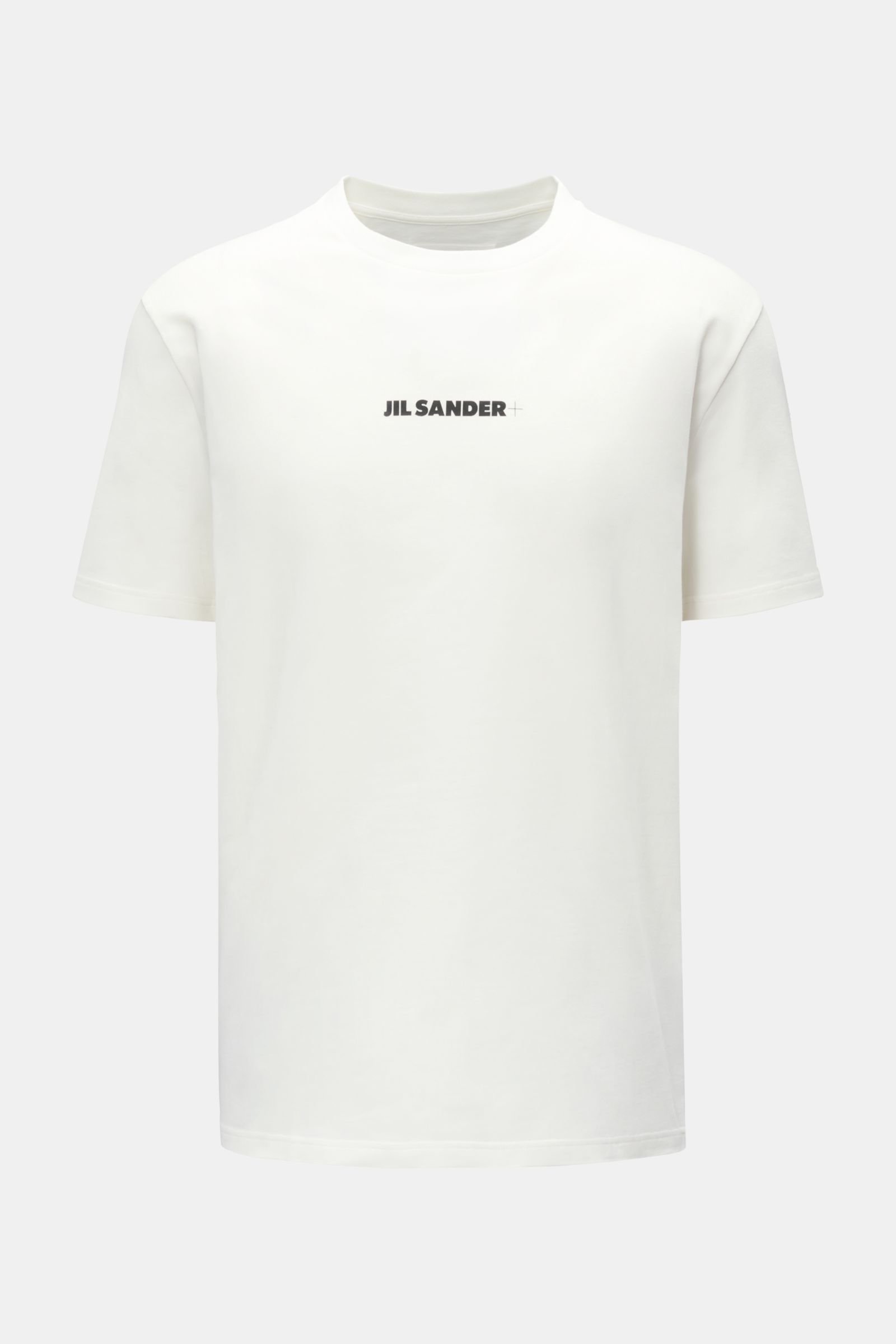 Rundhals-T-Shirt offwhite SANDER Hamburg BRAUN JIL |