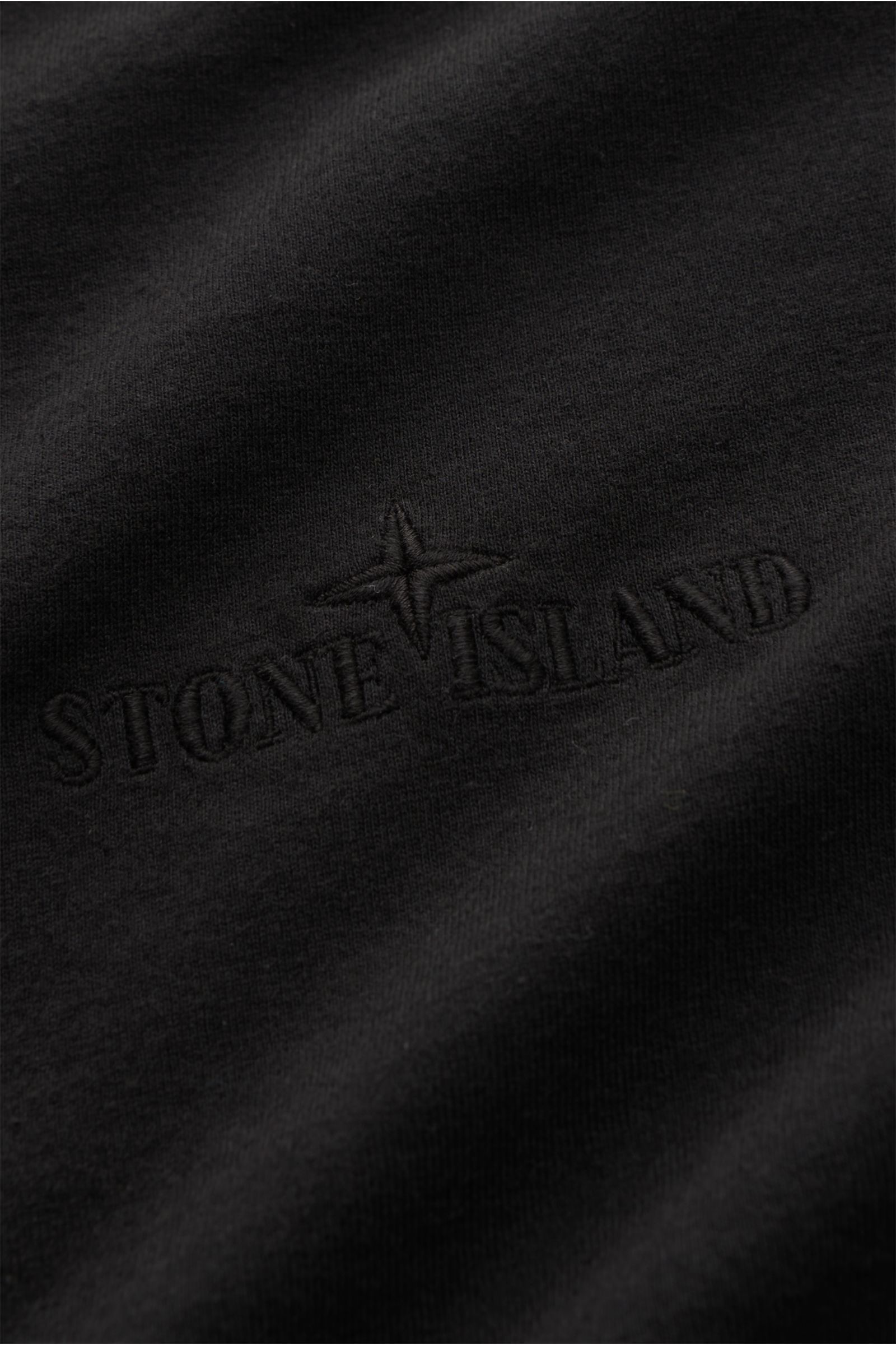 STONE ISLAND Rundhals-T-Shirt schwarz | BRAUN Hamburg