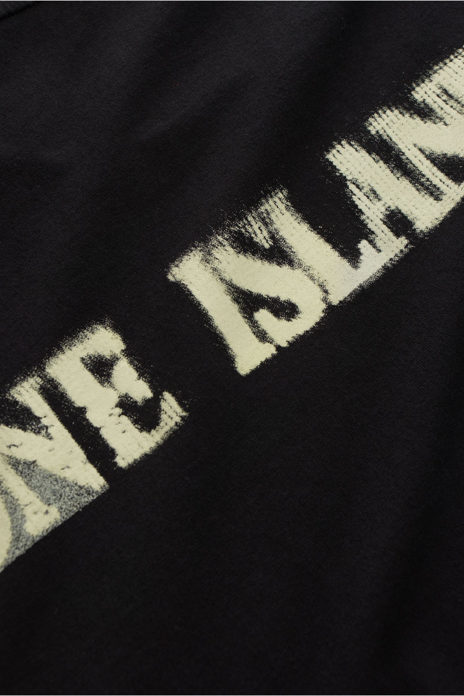 STONE ISLAND crew neck T-shirt 'Stripes Six' black | BRAUN