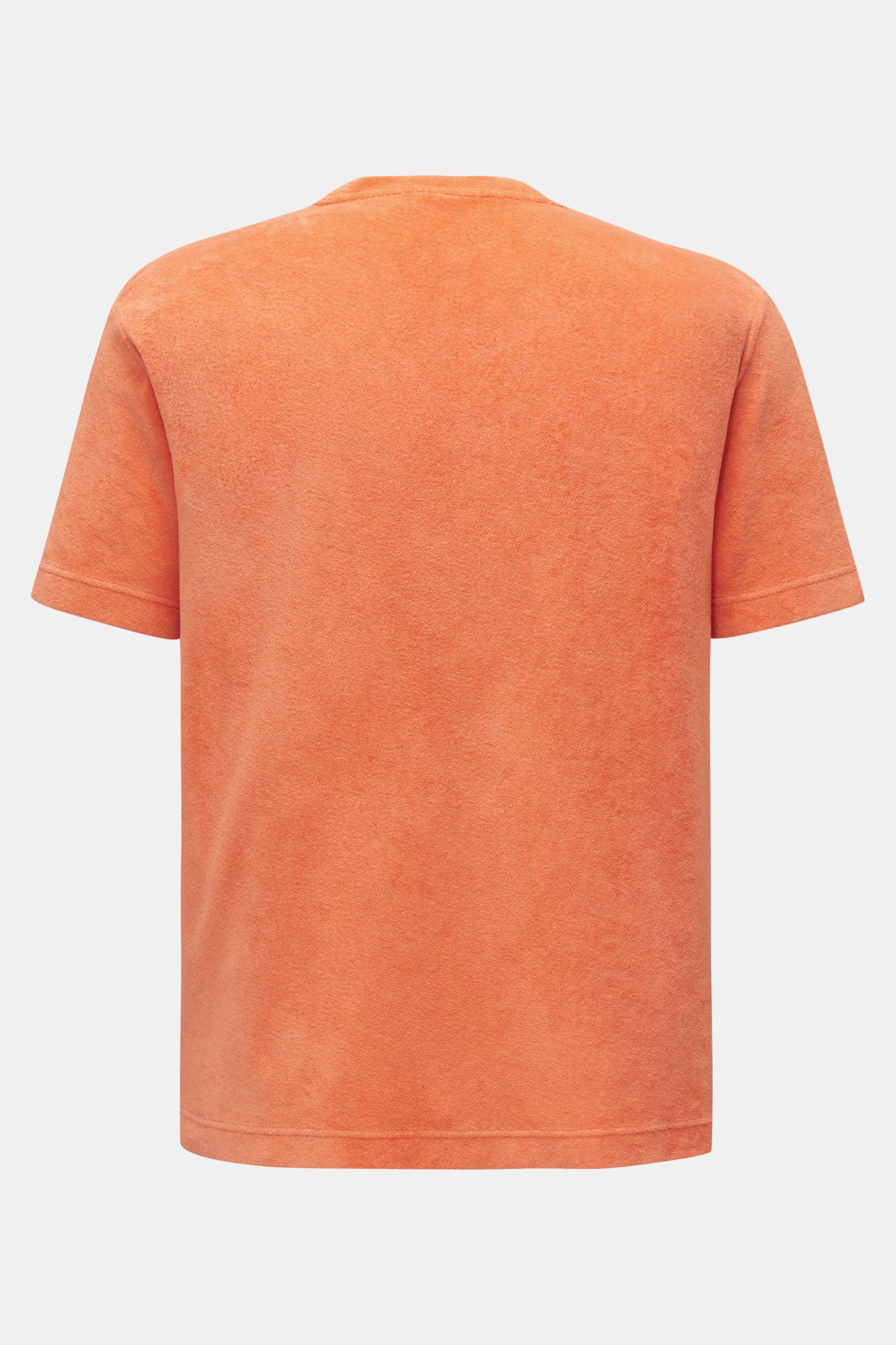 04651/ A trip in a bag Frottee Rundhals-T-Shirt 'Terry Tee' orange