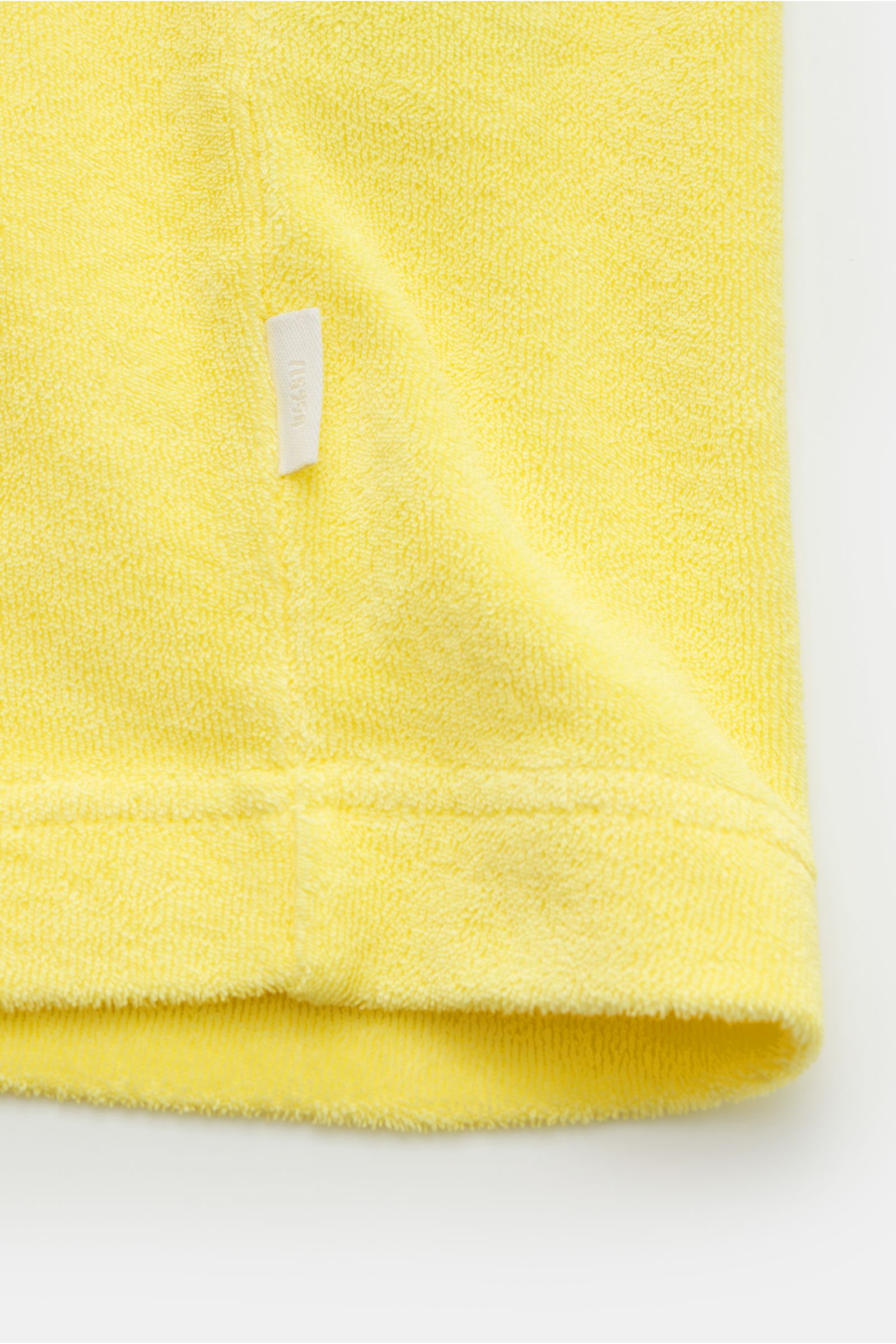 04651/ A trip in a bag Terry crew neck T-shirt 'Terry Tee' yellow