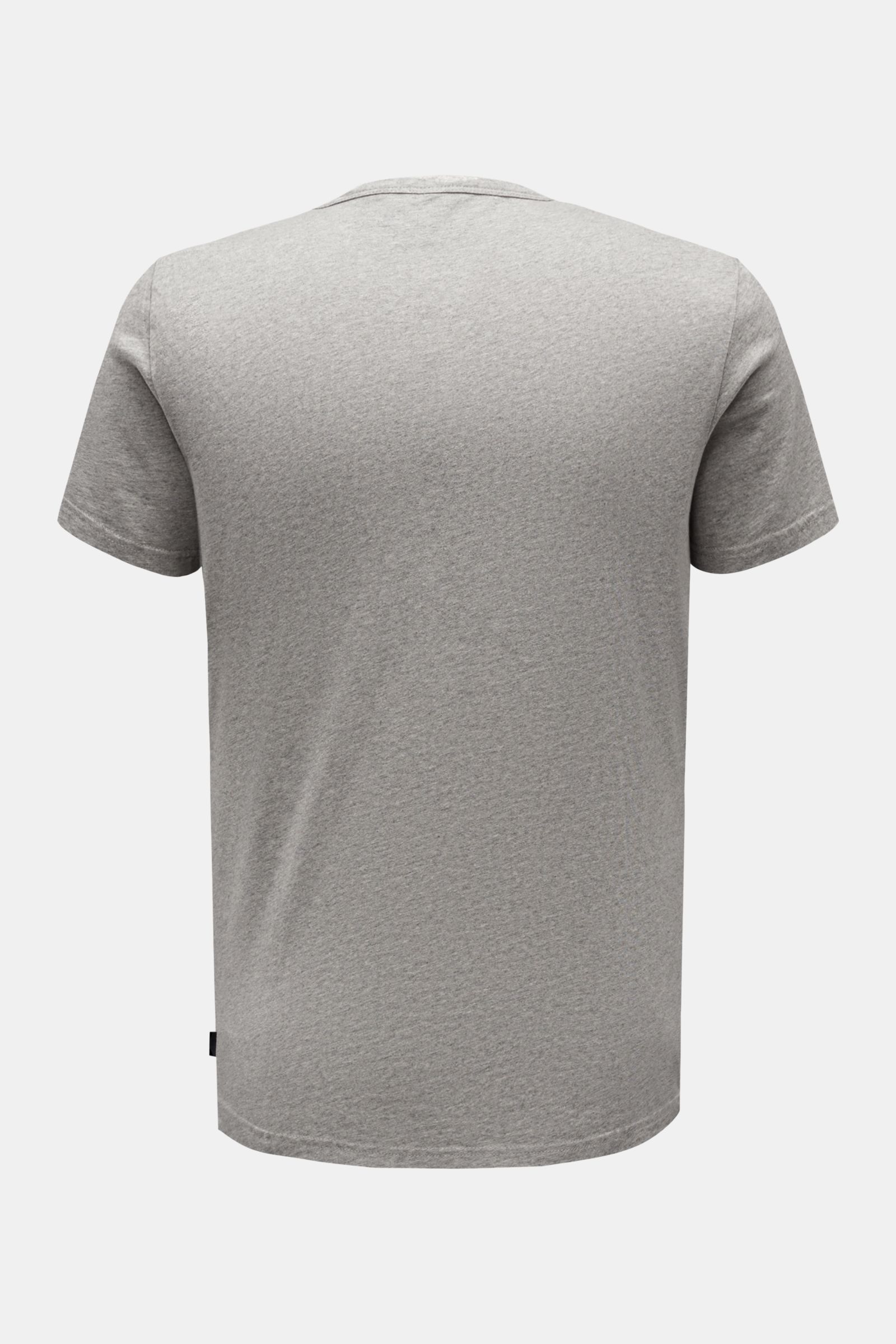 04651/ A trip in a bag Rundhals-T-Shirt 'Crew Tee' grau meliert