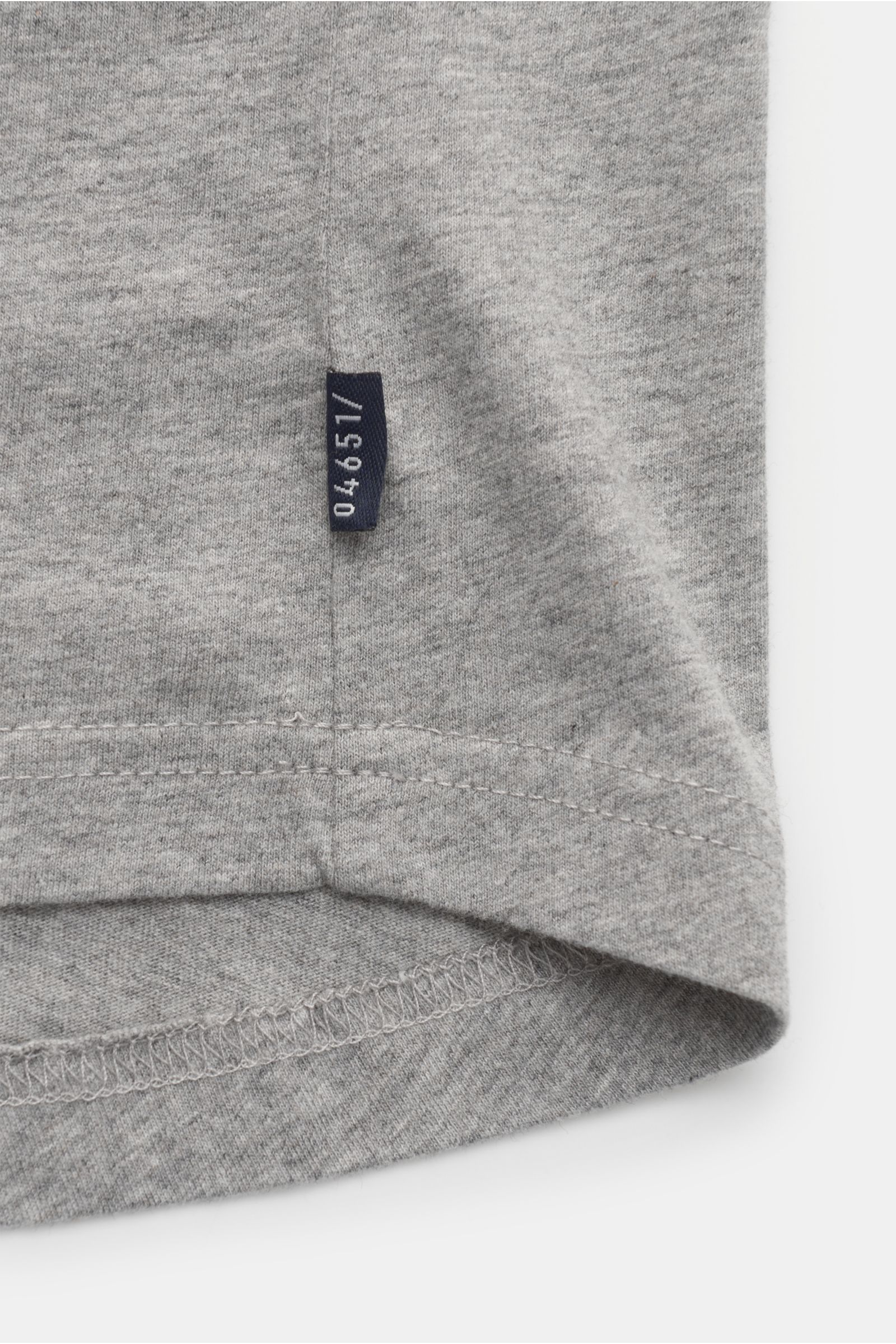 04651/ A trip in a bag Rundhals-T-Shirt 'Crew Tee' grau meliert