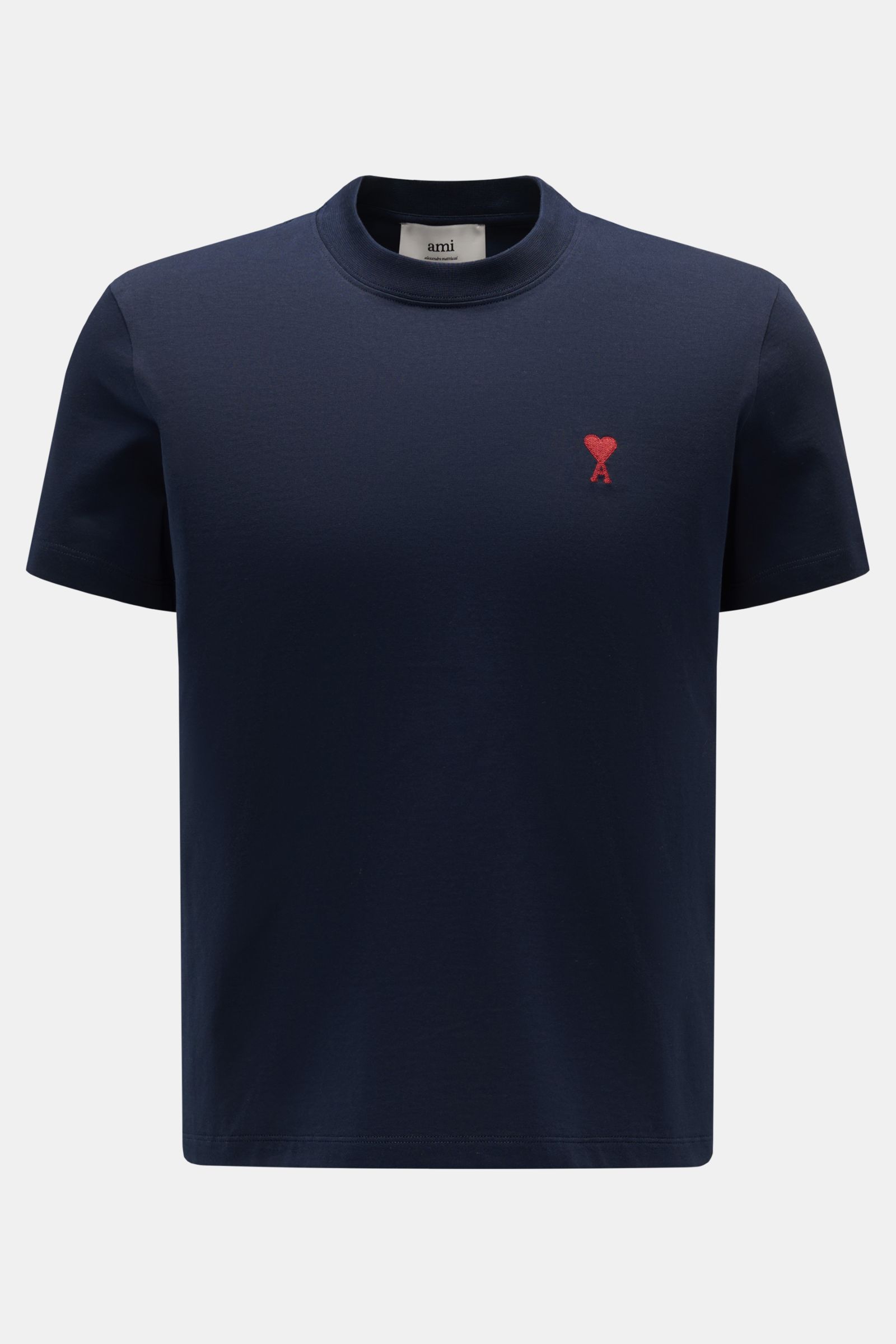 Ami Paris Rundhals-T-Shirt navy