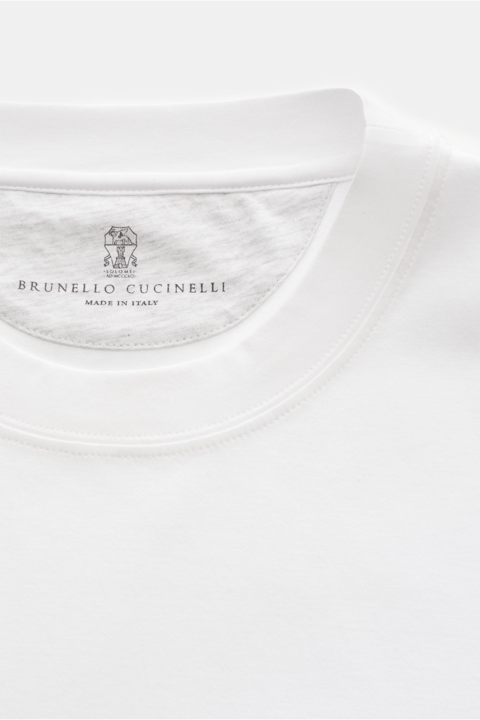 Brunello Cucinelli Crew neck T-shirt white