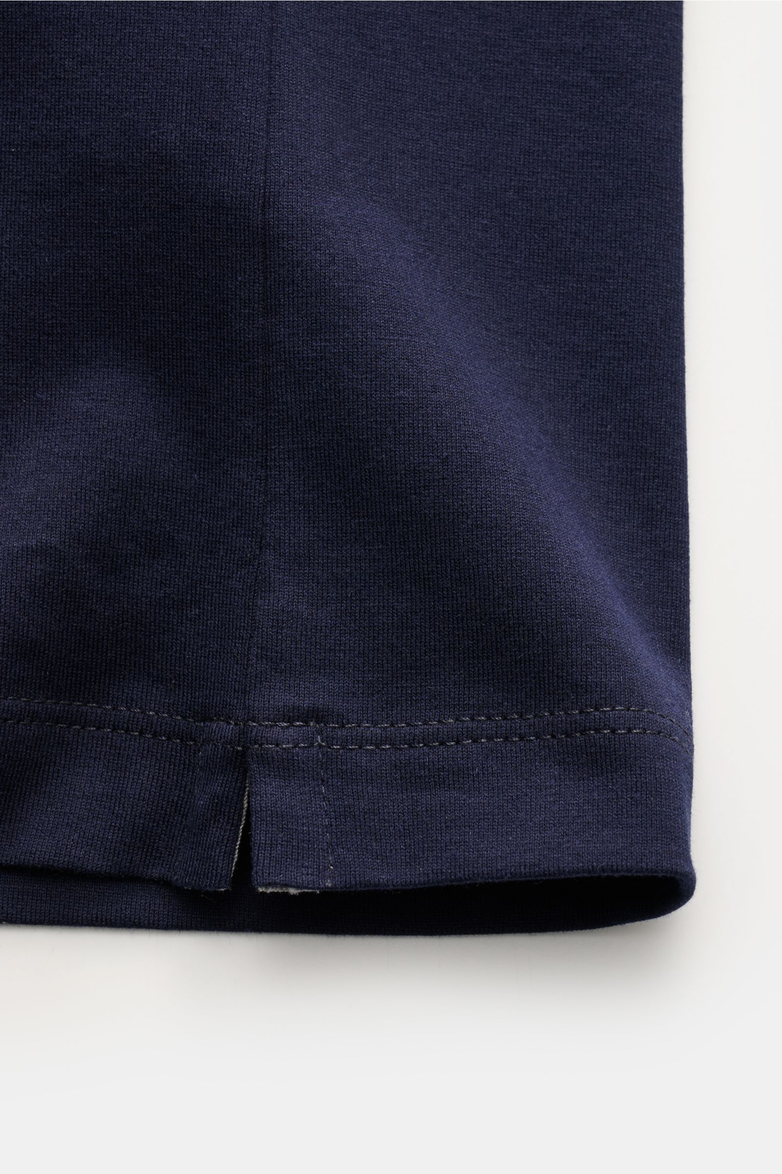 Brunello Cucinelli Rundhals-T-Shirt navy