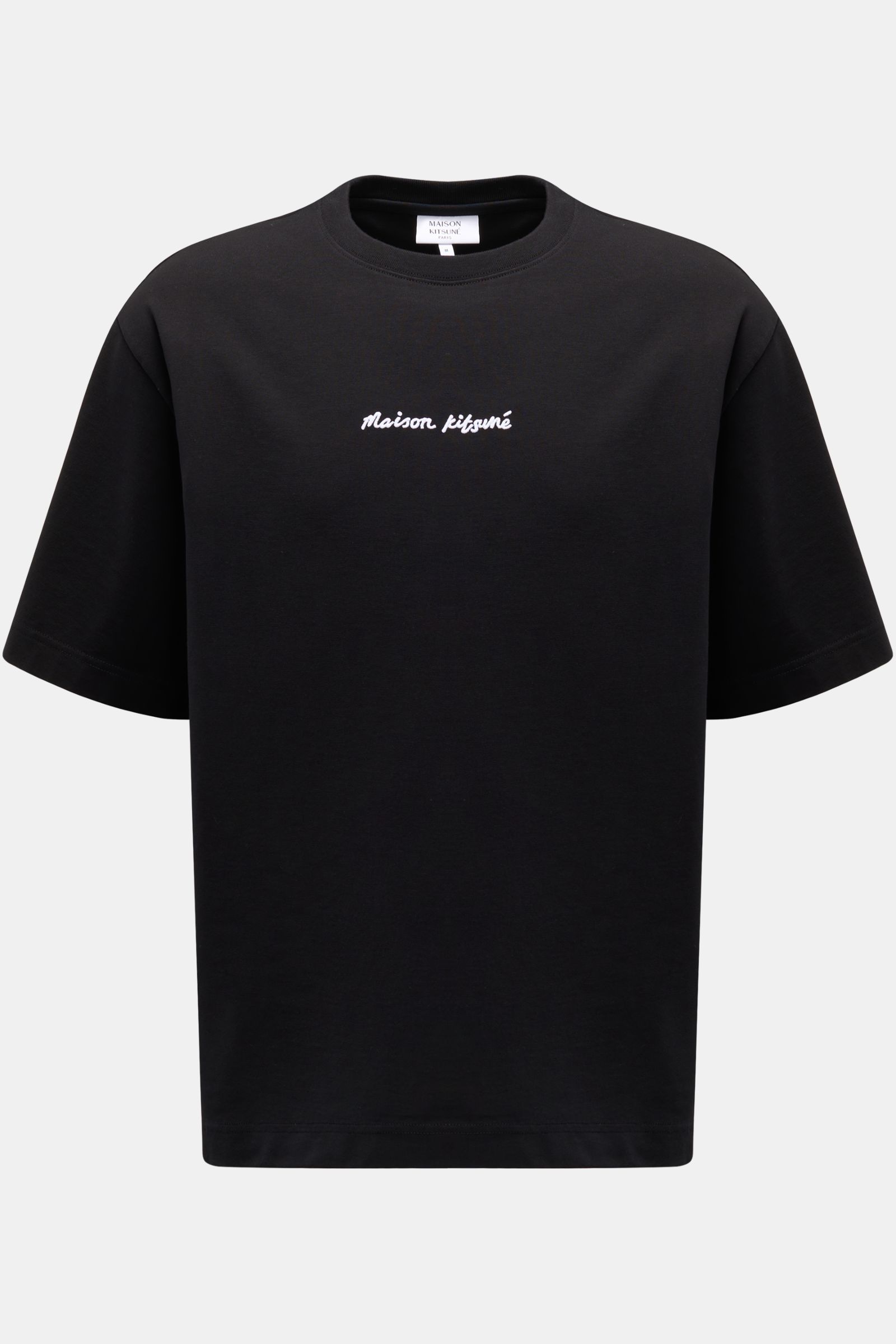 MAISON KITSUNÉ crew neck T-shirt black | BRAUN Hamburg