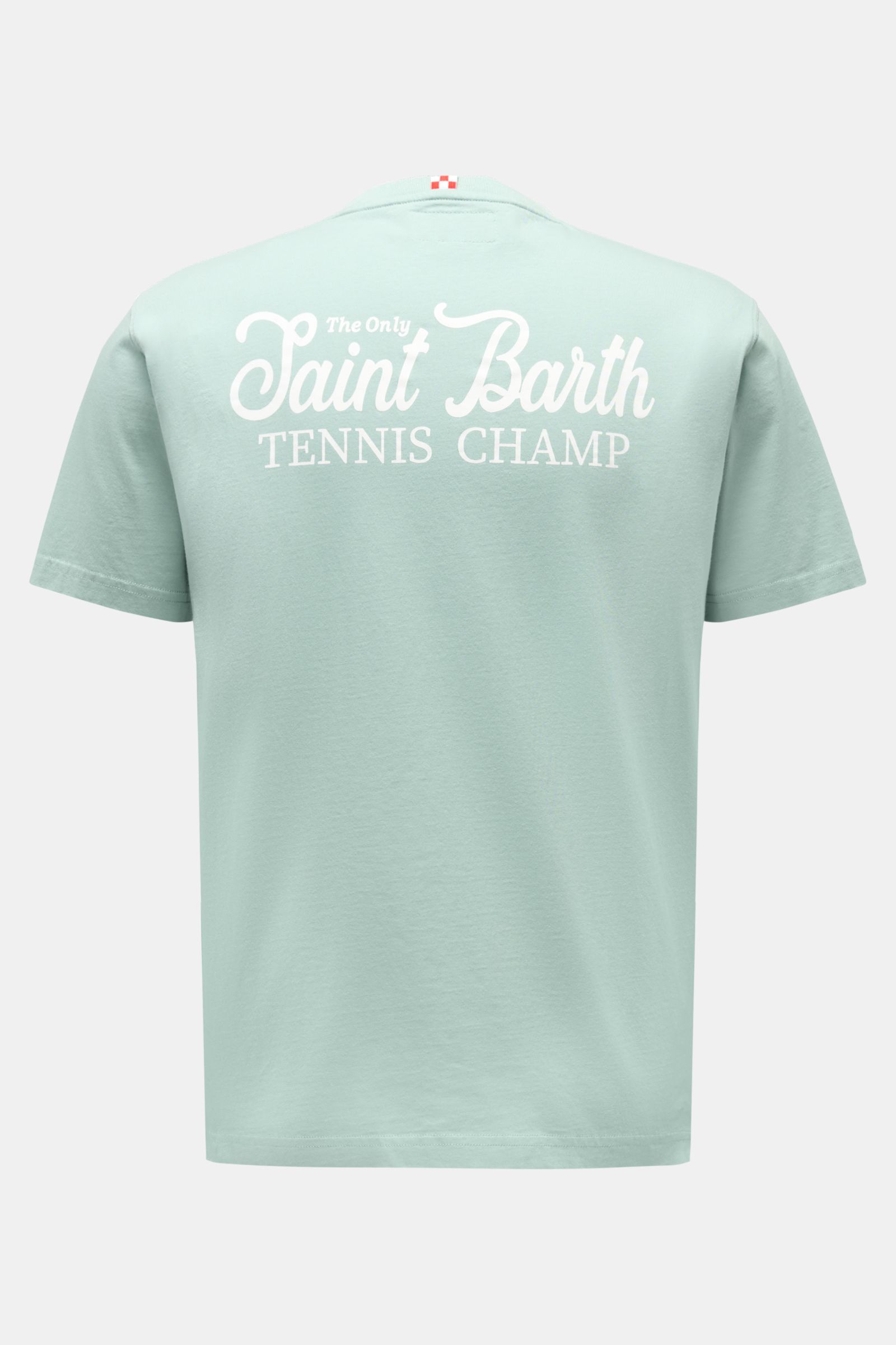MC2 SAINT BARTH crew neck T-shirt 'Tennis Champ' mint green