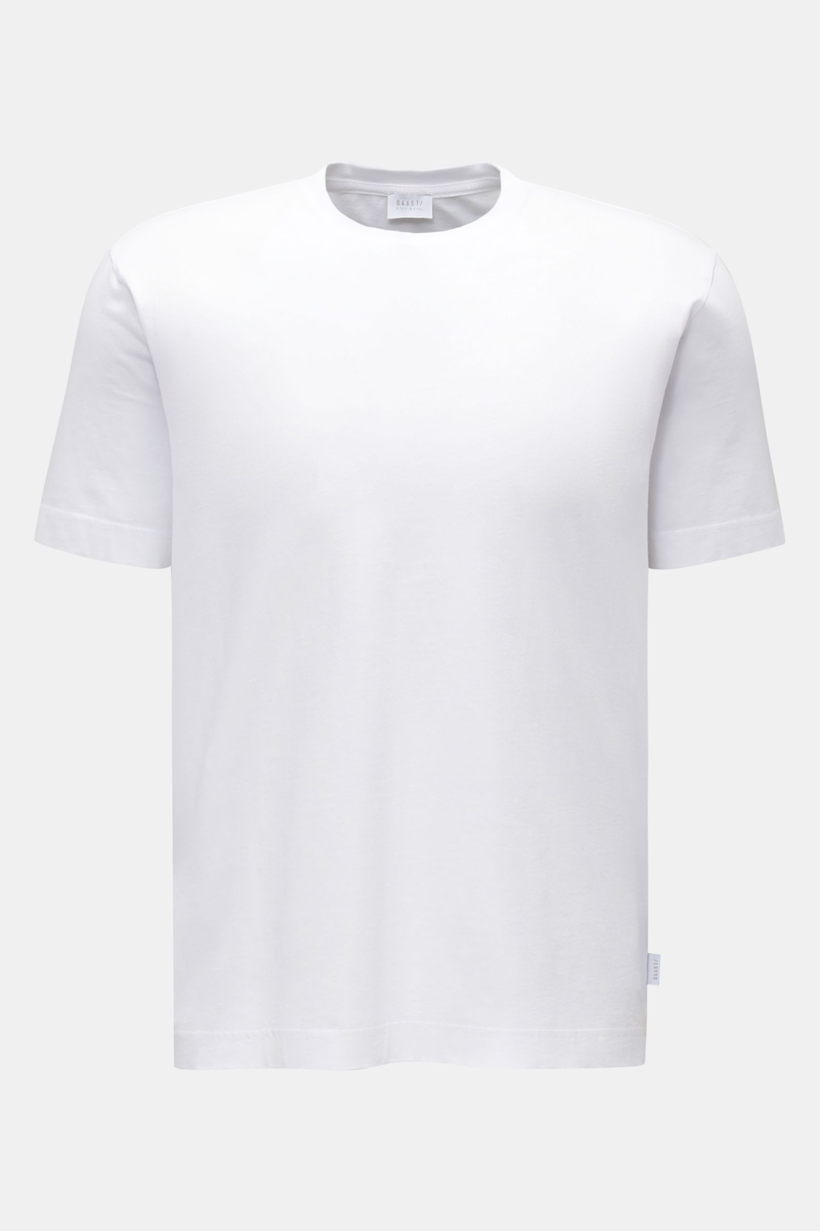 04651/ A trip in a bag Rundhals-T-Shirt weiß