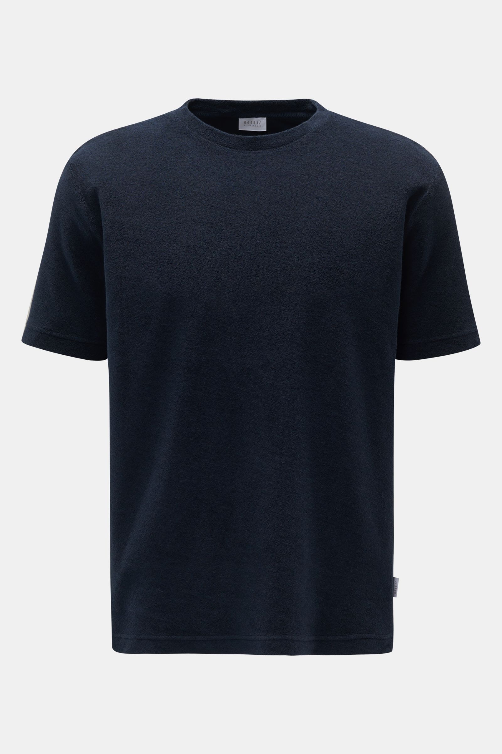 04651/ A trip in a bag Frottee T-Shirt 'Terry Tee' navy