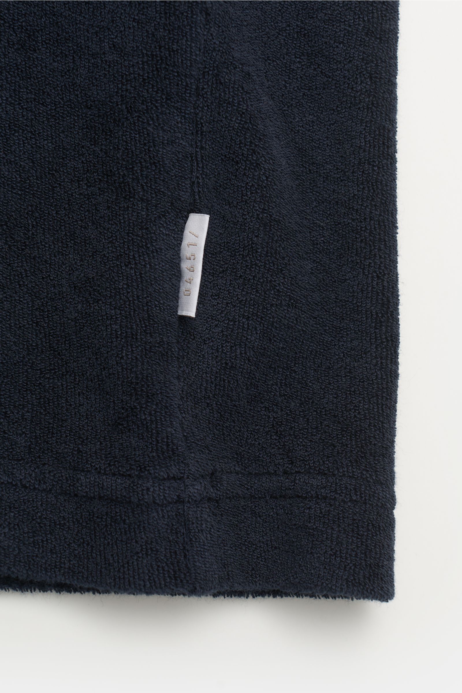 04651/ A trip in a bag Frottee T-Shirt 'Terry Tee' navy