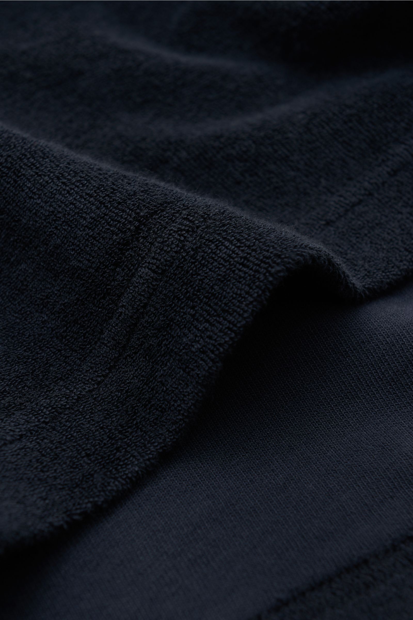 04651/ A trip in a bag Frottee T-Shirt 'Terry Tee' navy