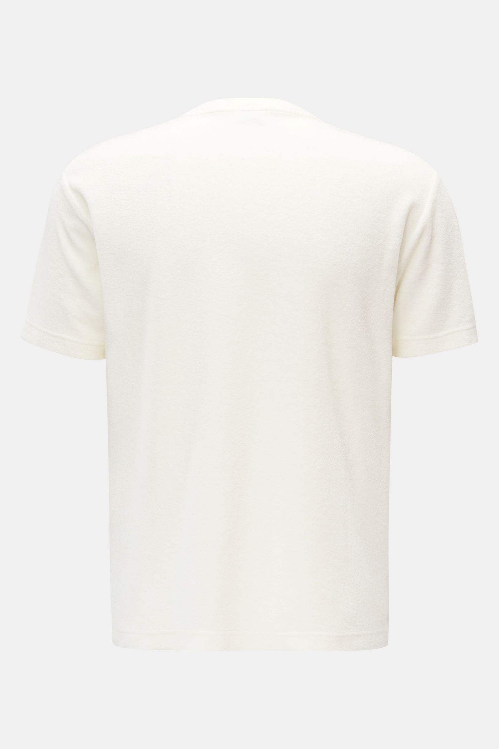 04651/ A trip in a bag Frottee T-Shirt 'Terry Tee' offwhite