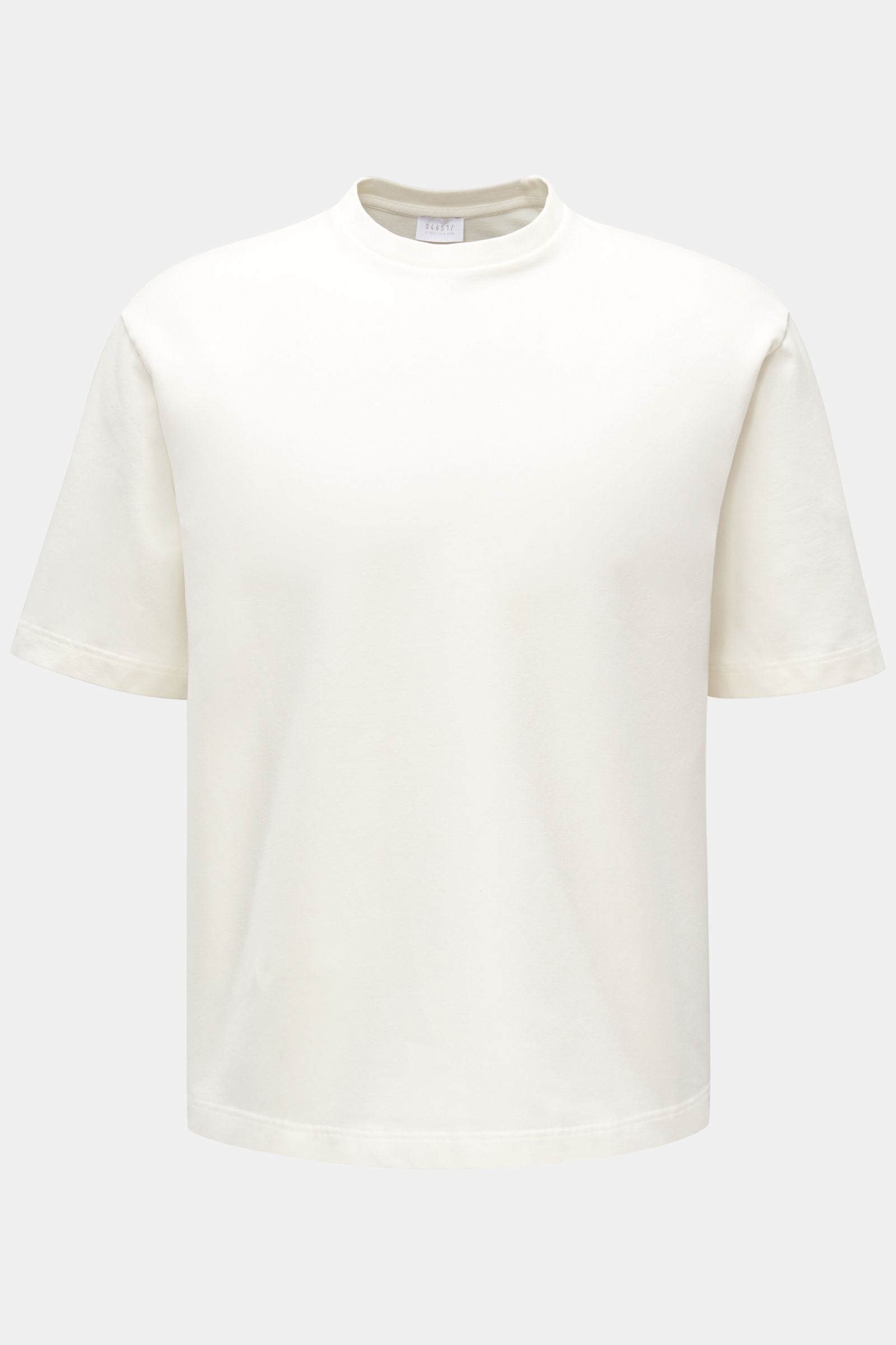 04651/ A trip in a bag Rundhals-T-Shirt 'If Tee' offwhite