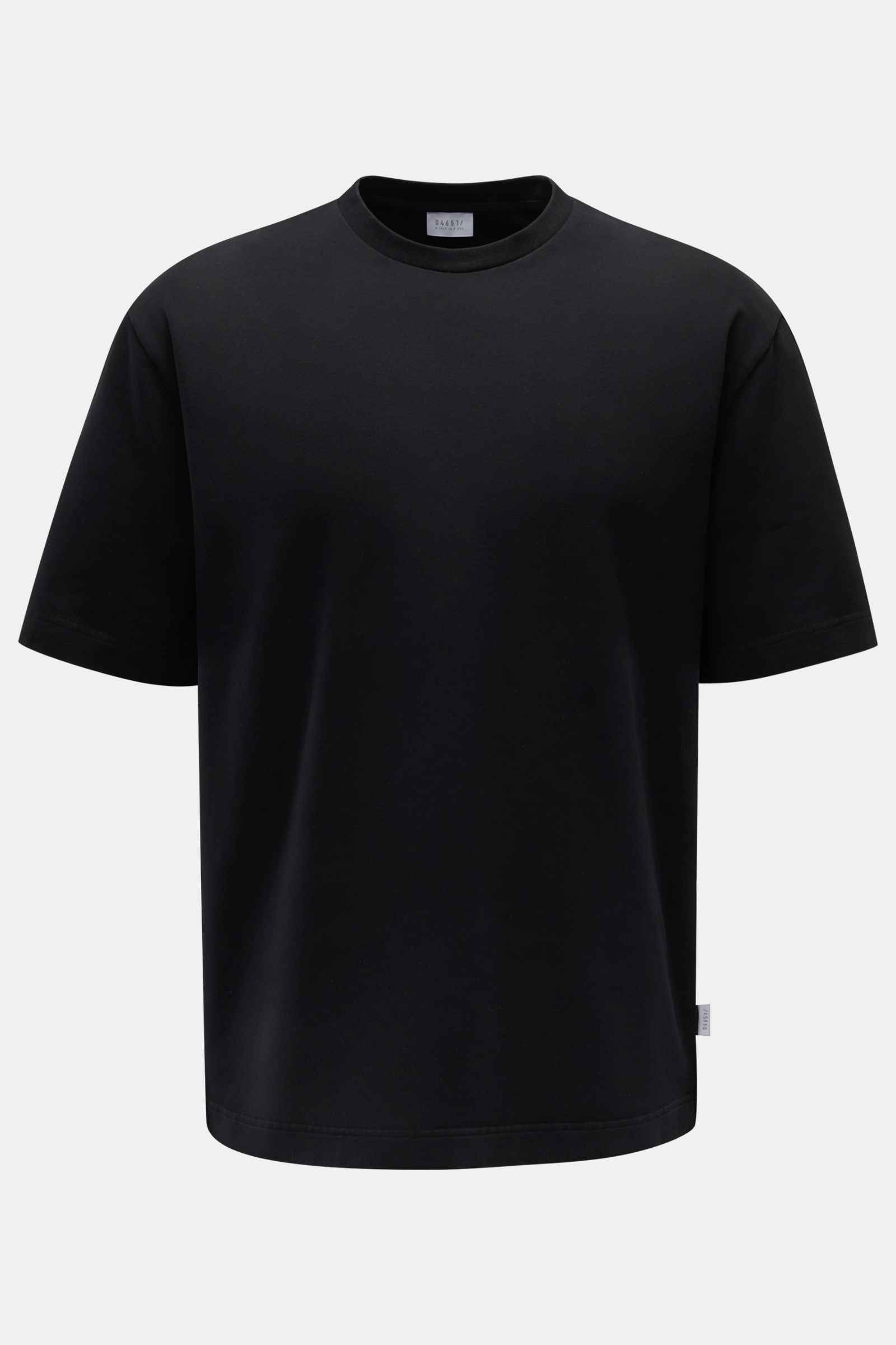 04651/ A trip in a bag Rundhals-T-Shirt 'If Tee' schwarz