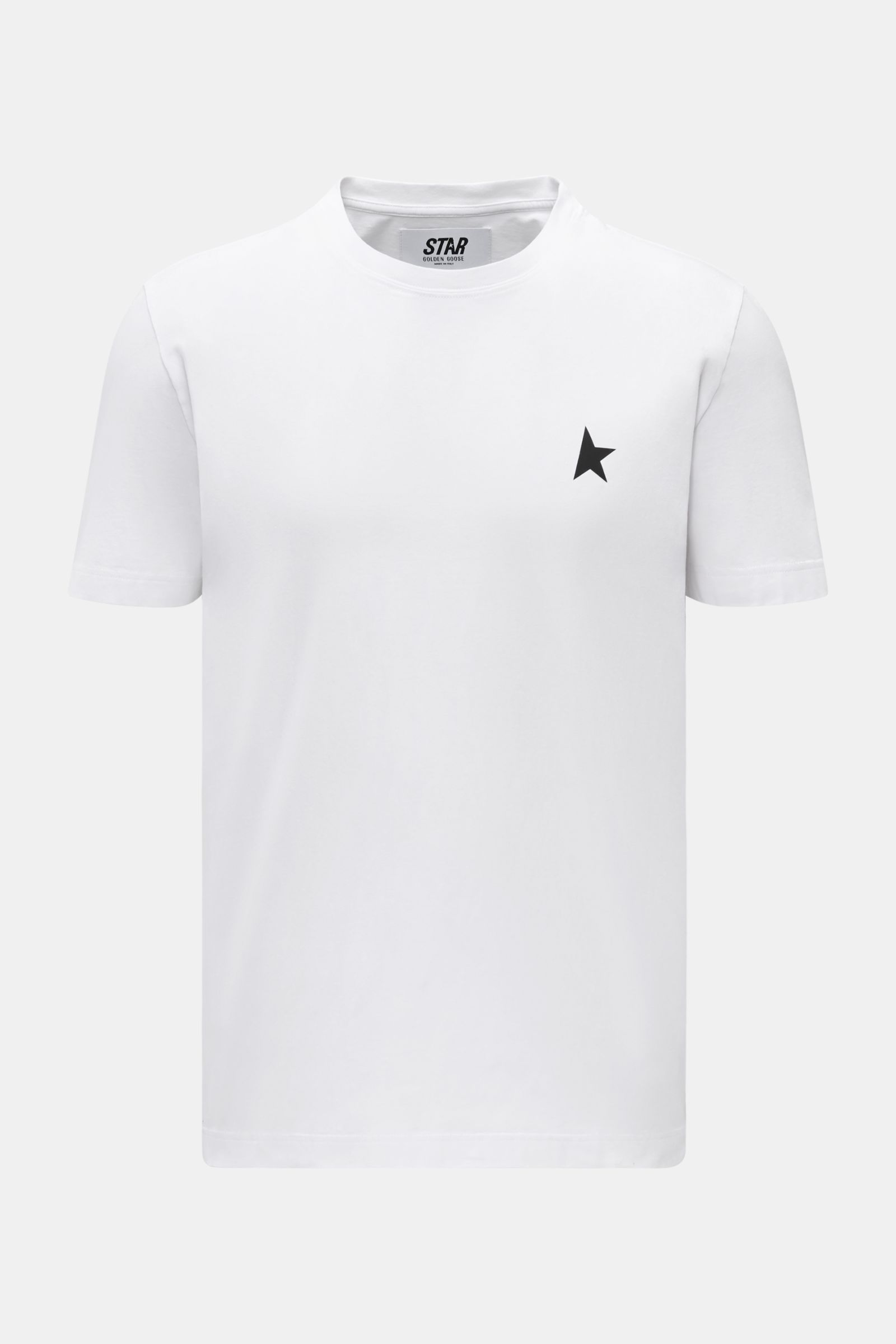 Golden Goose Rundhals-T-Shirt weiß
