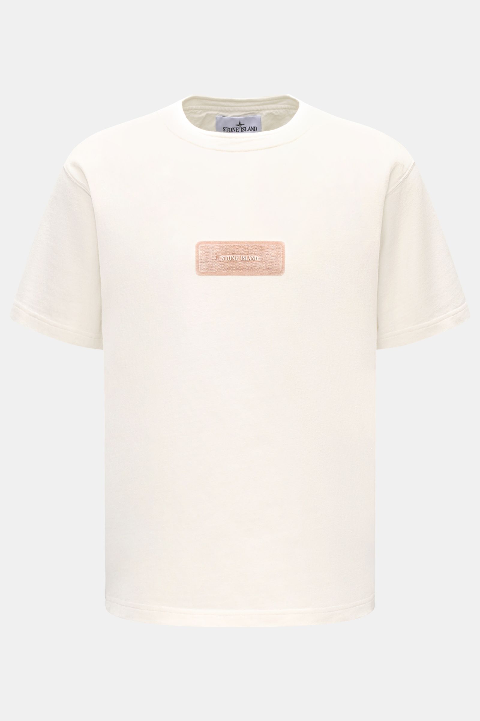 Stone Island Rundhals-T-Shirt 'Raw Beauty' creme