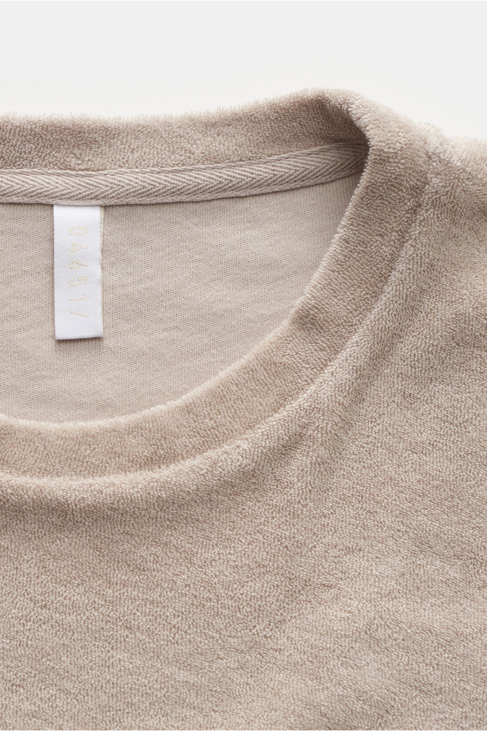 04651/ A trip in a bag Terry T-shirt 'Terry Tee' beige