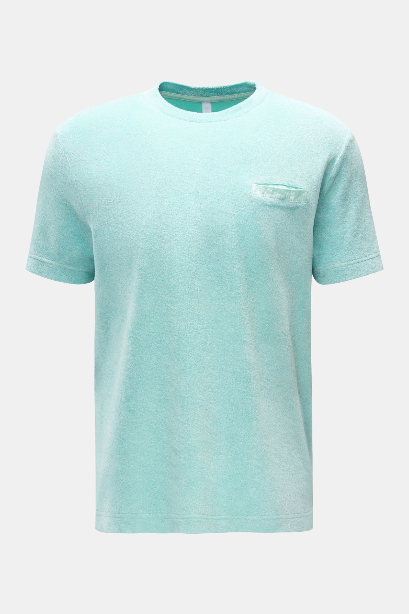 04651/ A trip in a bag Frottee T-Shirt 'Terry Tee' türkis