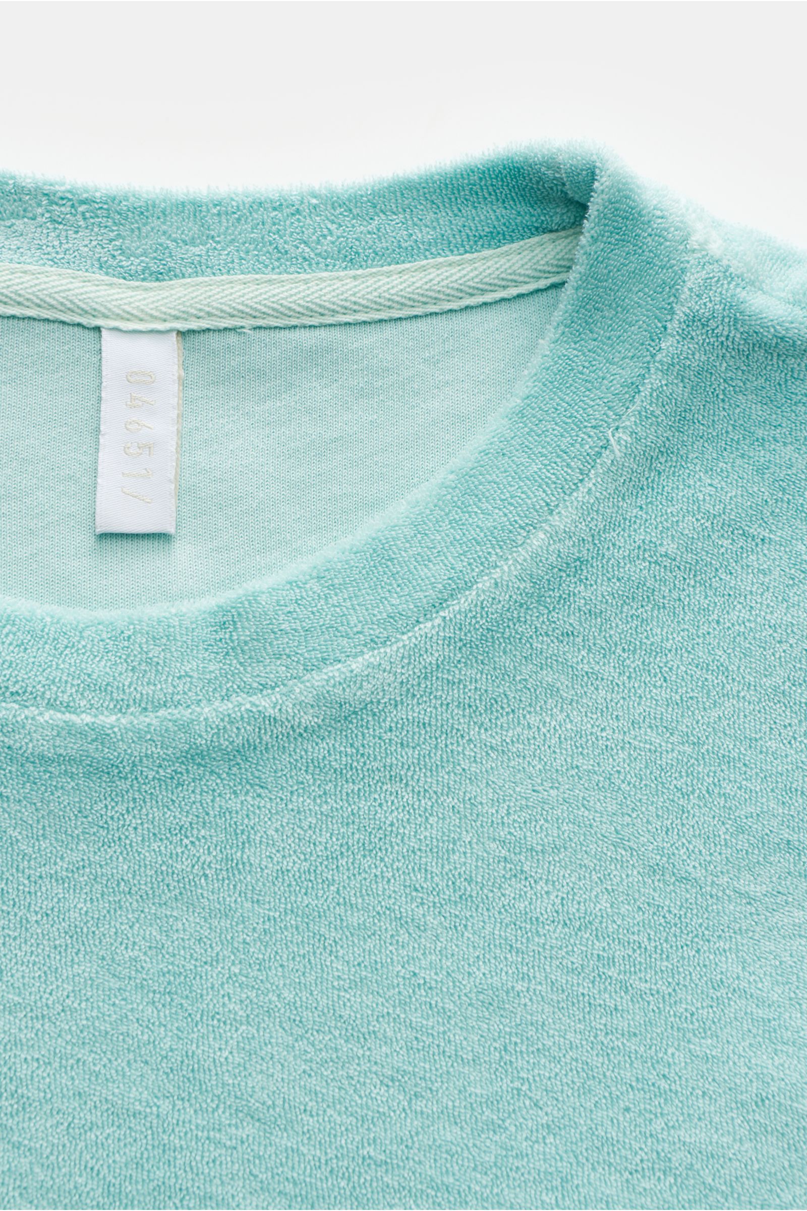 04651/ A trip in a bag Frottee T-Shirt 'Terry Tee' türkis