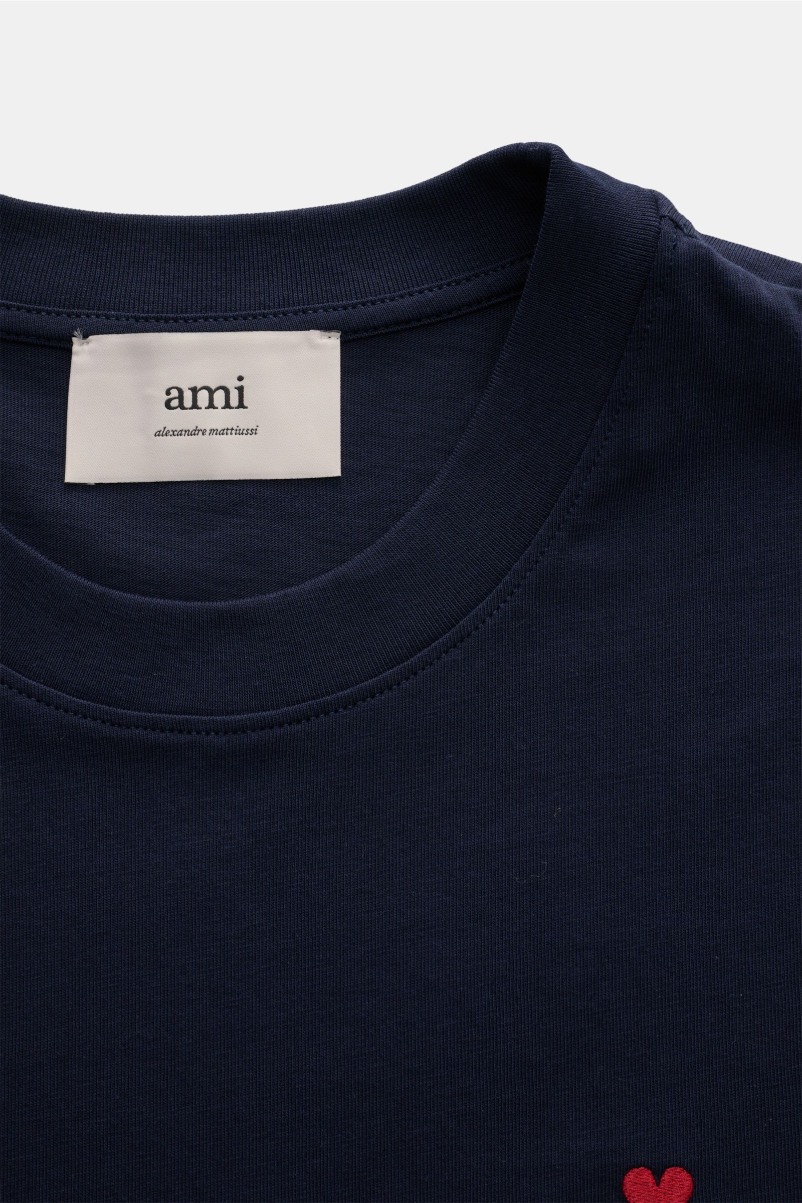 AMI PARIS crew neck T-shirt navy | BRAUN Hamburg