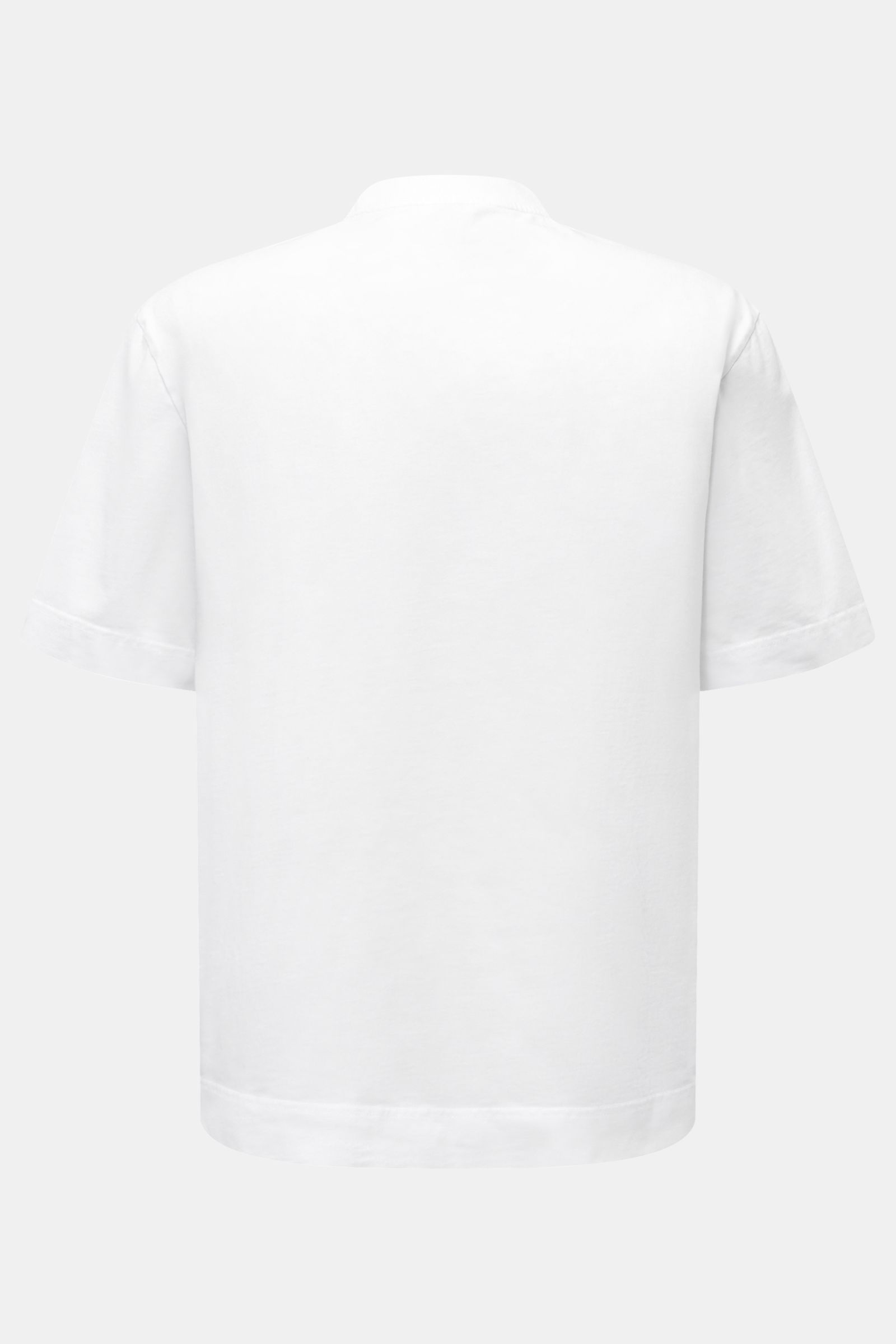 04651/ A trip in a bag Rundhals-T-Shirt 'Nunu Tee' weiß, Rückansicht, Oversized Fit, weicher Baumwoll-Jersey, Rundhalsausschnitt, Weblabel.