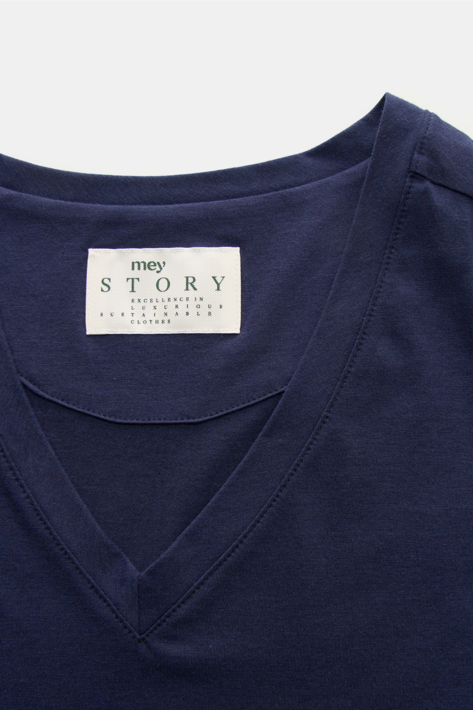 mey story V-Neck T-Shirt navy