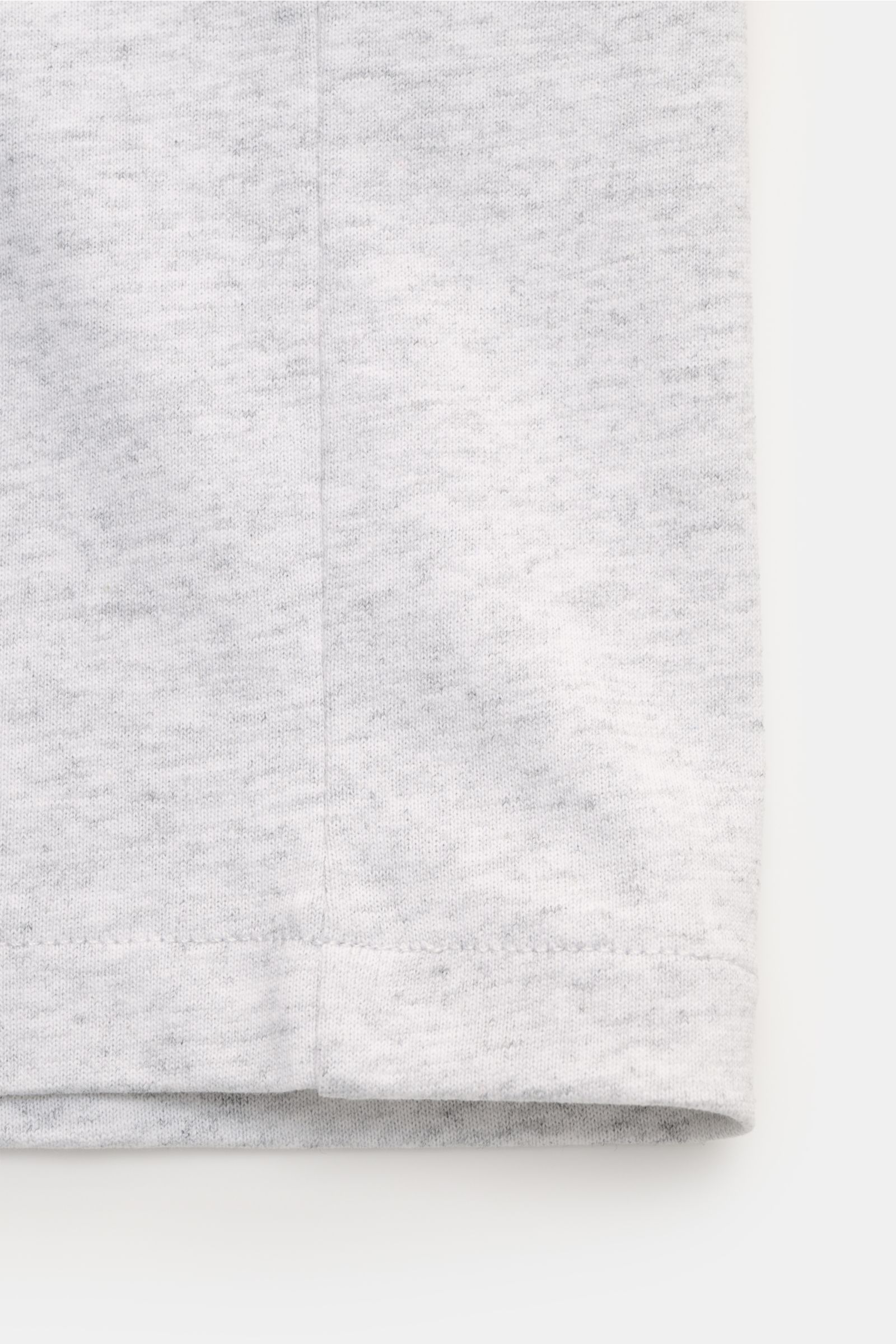 A.P.C. Rundhals-T-Shirt 'Standard Rue Madame' hellgrau meliert