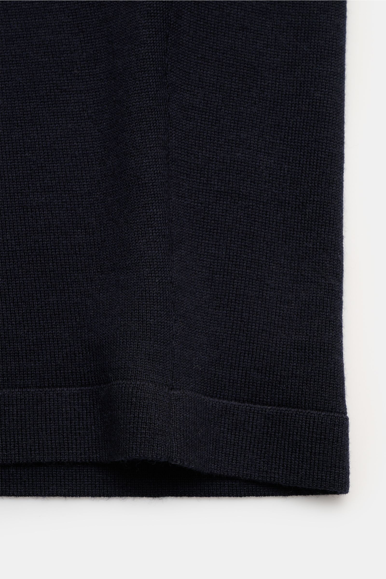 Kiefermann Merino Kurzarmpullover 'Georgs' dark navy