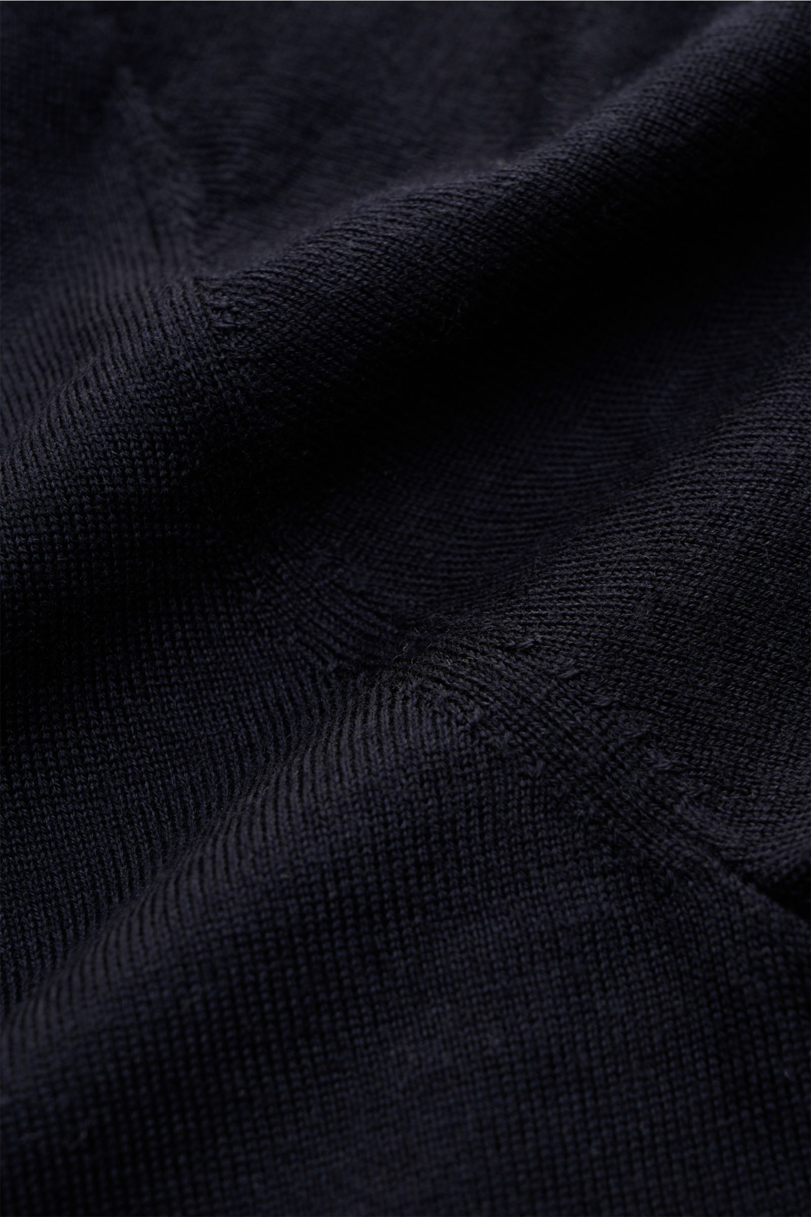 Kiefermann Merino Kurzarmpullover 'Georgs' dark navy