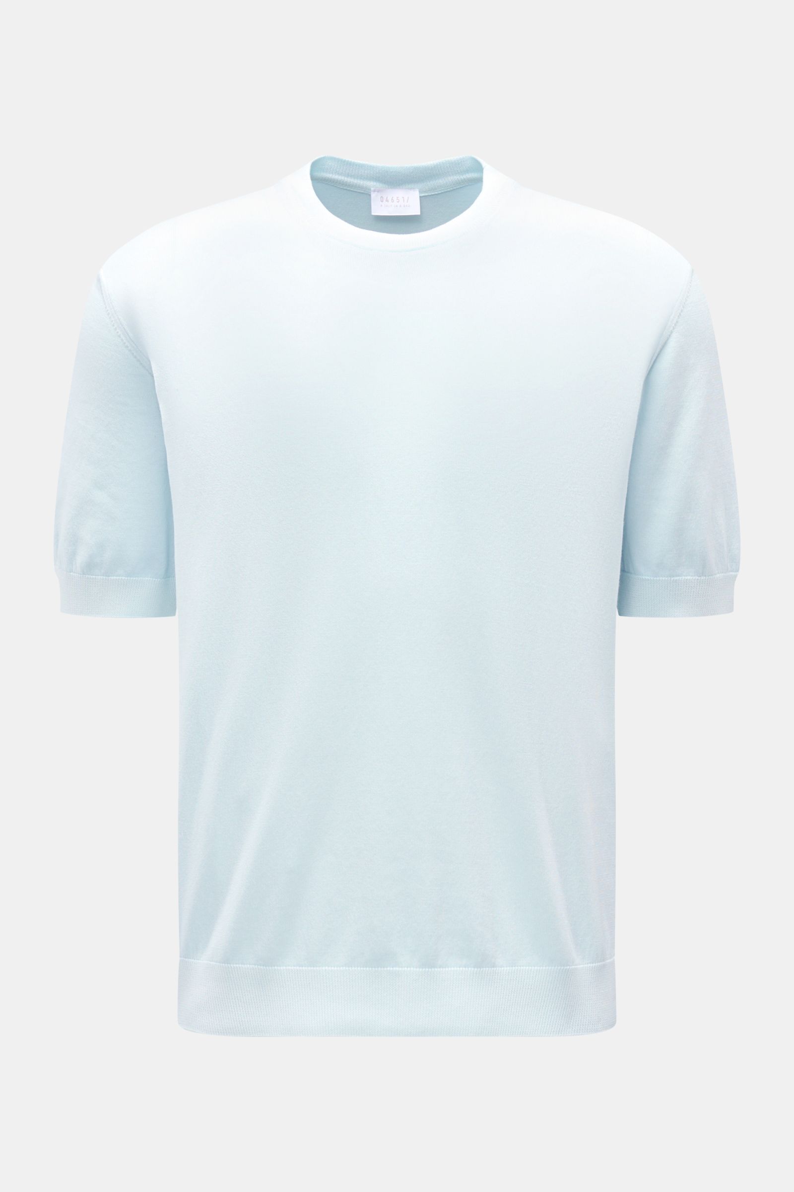 04651/ A trip in a bag Kurzarmpullover 'Pima Cotton' pastellblau