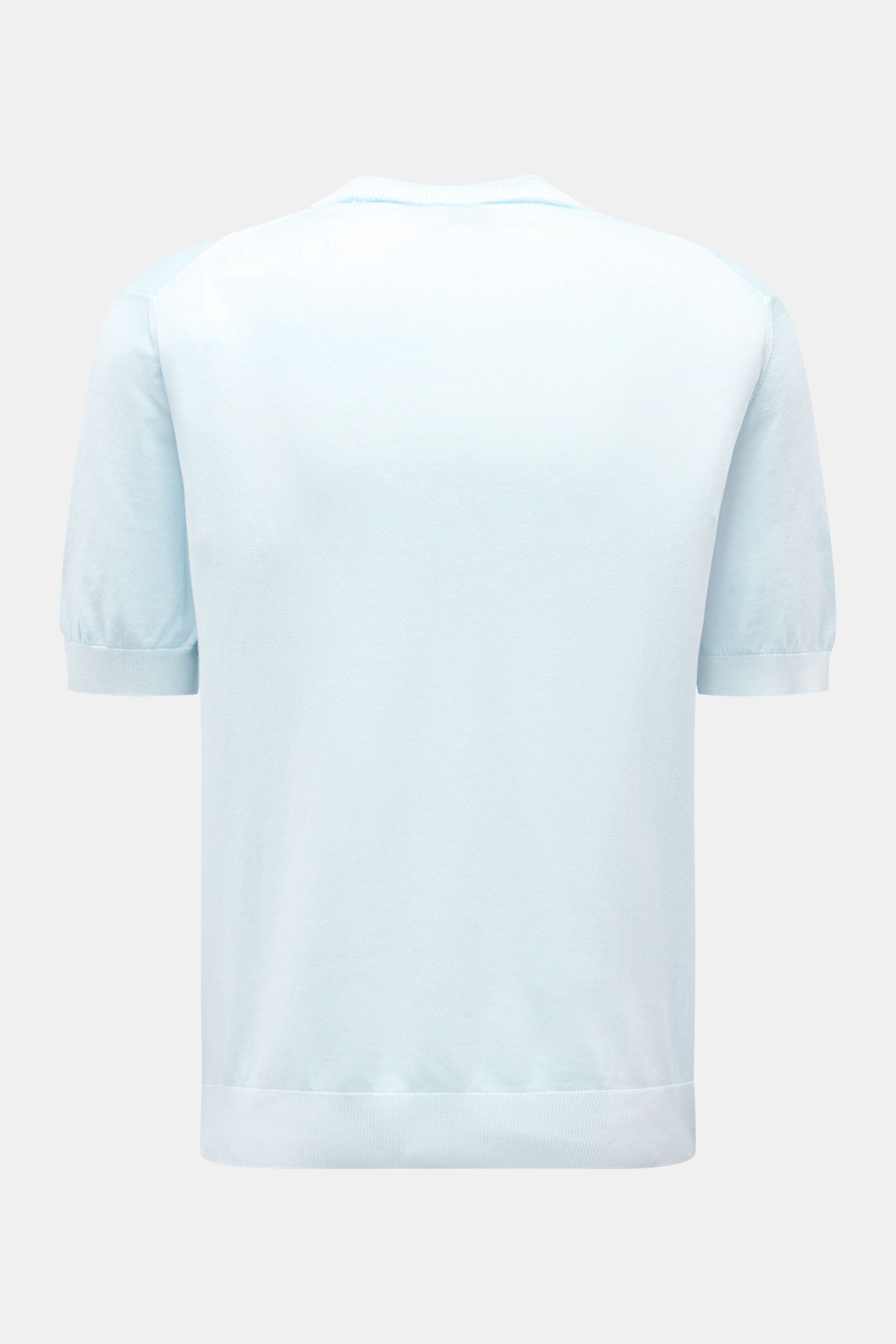 04651/ A trip in a bag Kurzarmpullover 'Pima Cotton' pastellblau