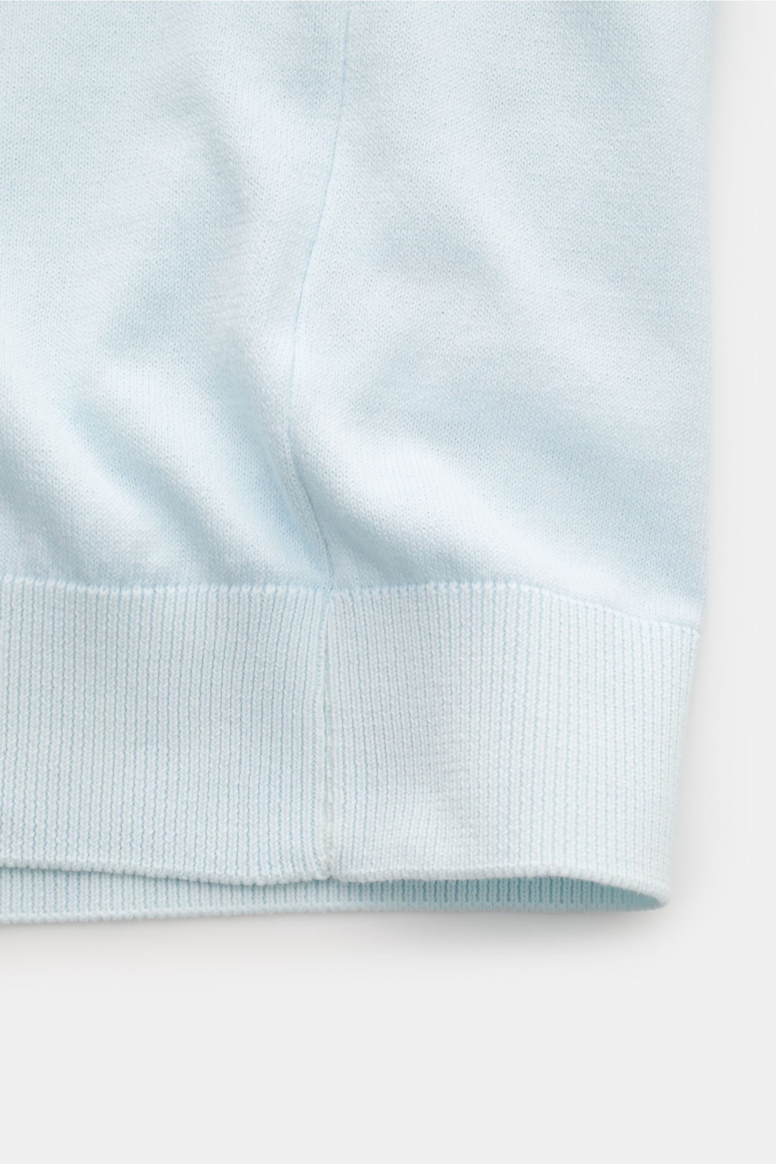 04651/ A trip in a bag Kurzarmpullover 'Pima Cotton' pastellblau