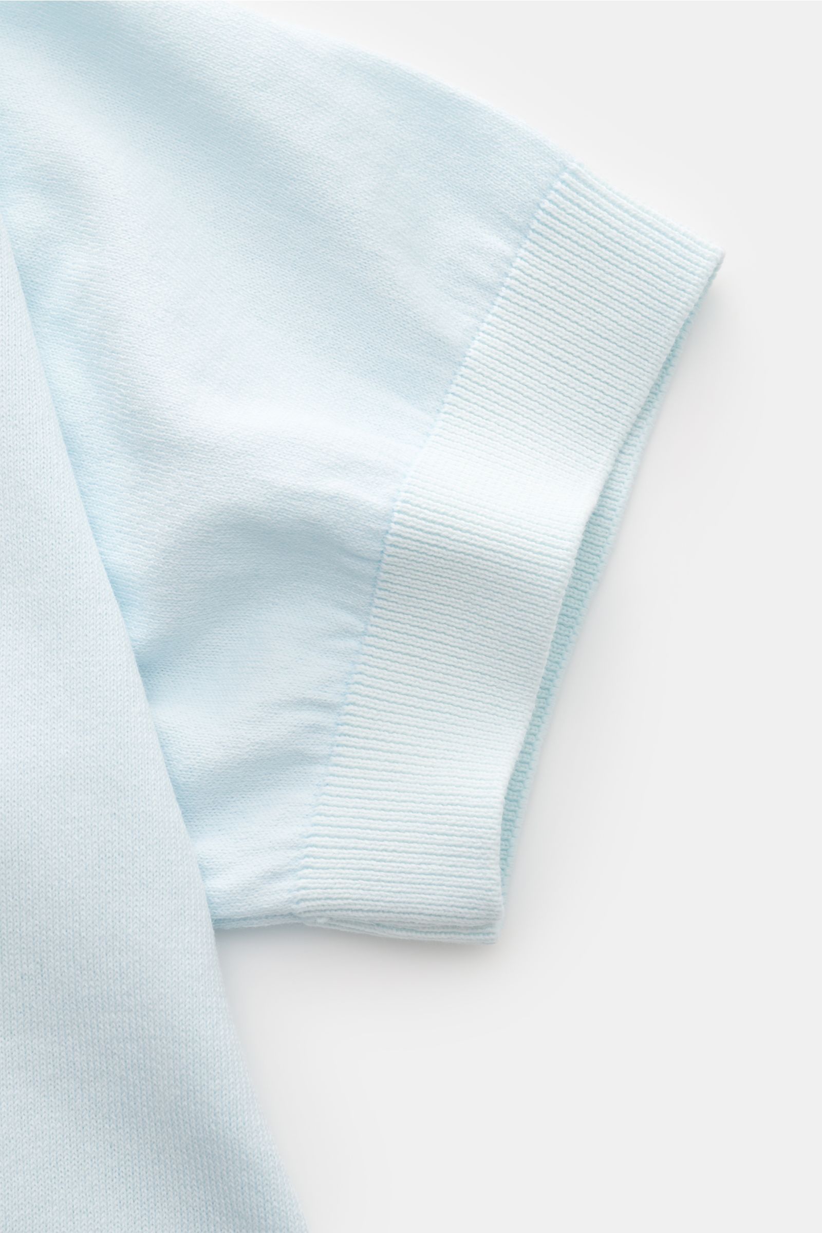 04651/ A trip in a bag Kurzarmpullover 'Pima Cotton' pastellblau