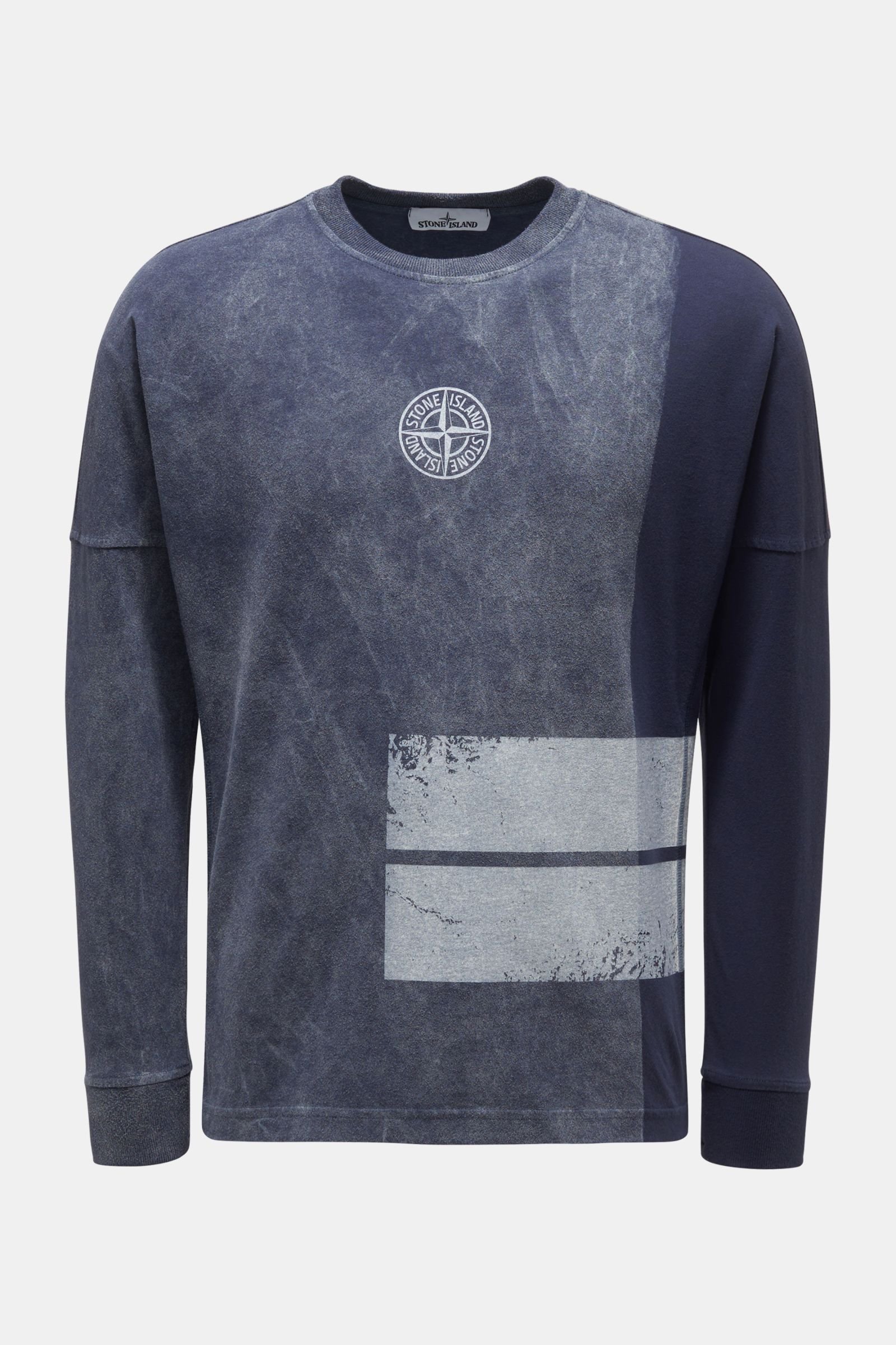 Long sleeve 'Dust Two' grey-blue/navy