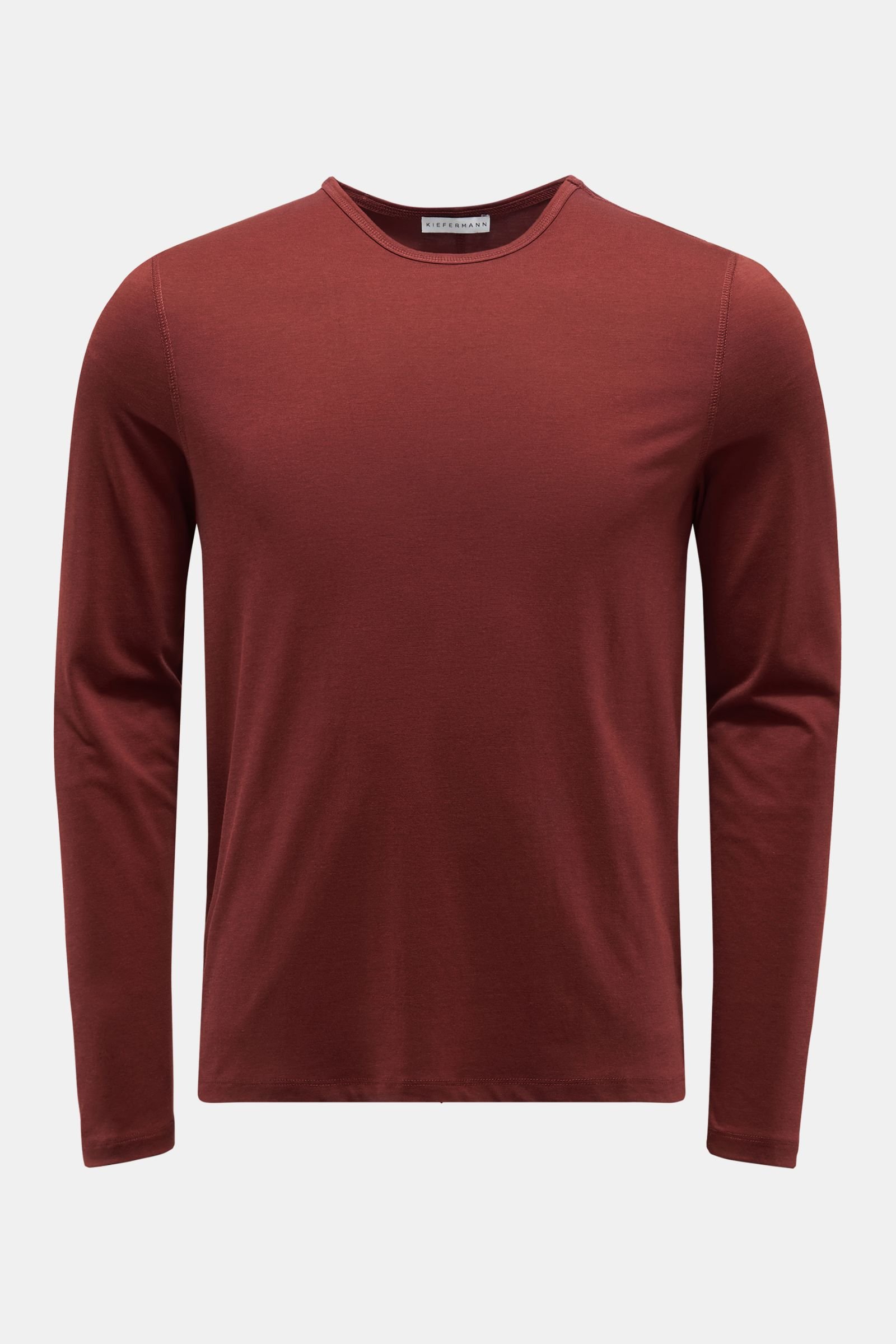 Crew neck long sleeve 'Henni' red brown