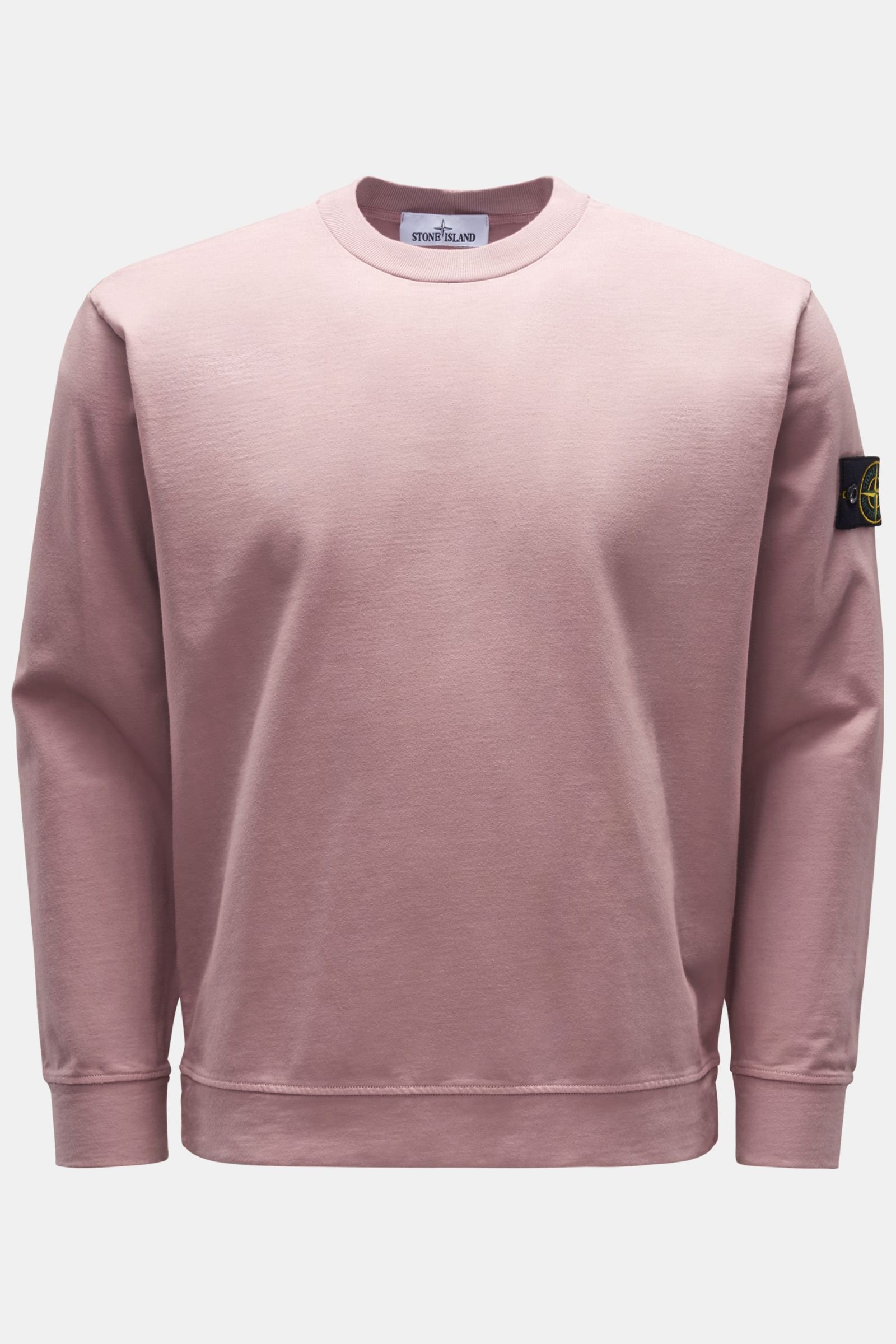 Crew neck sweatshirt antique pink