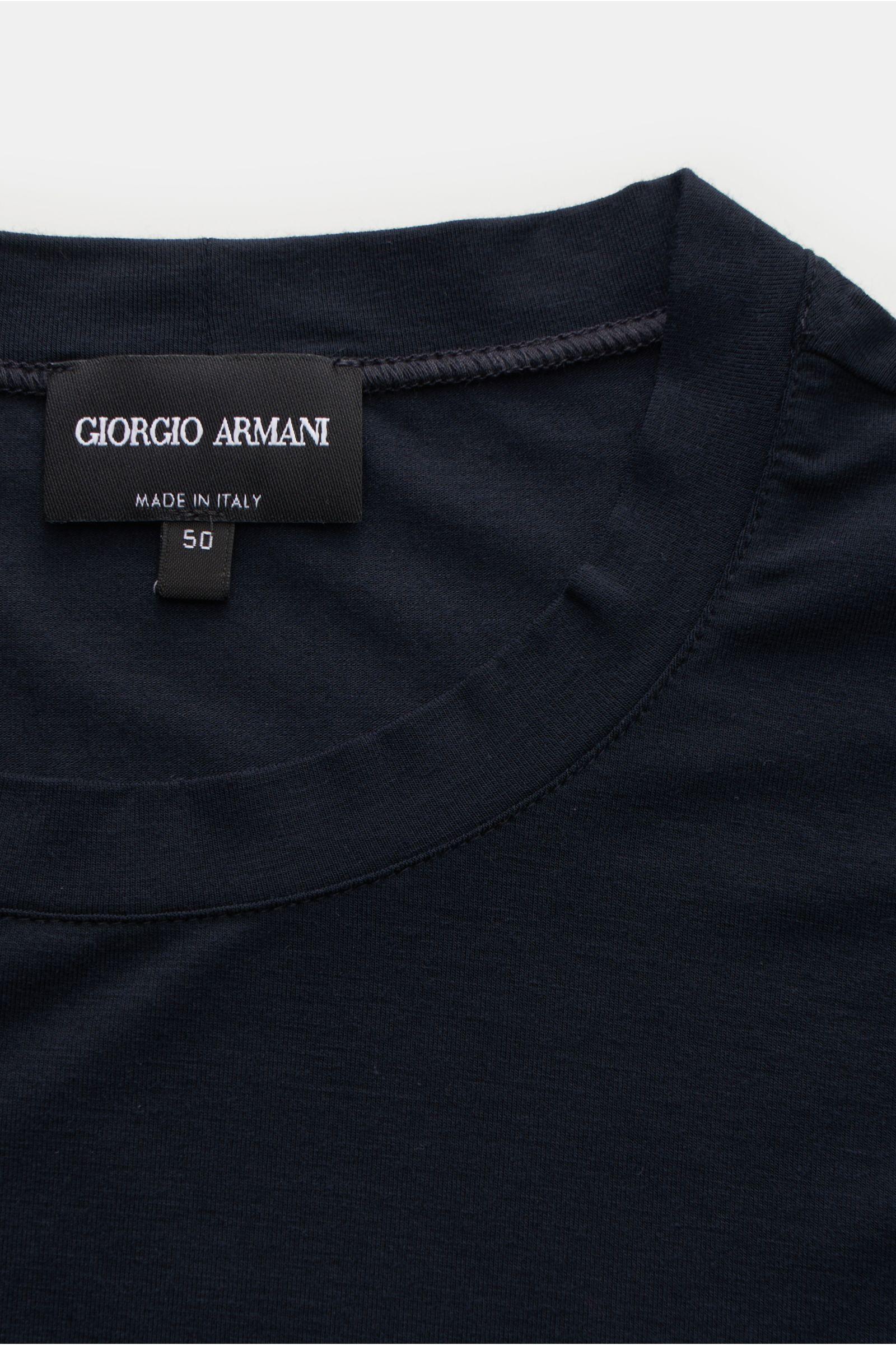 GIORGIO ARMANI Size M Navy Crew-Neck Pullover
