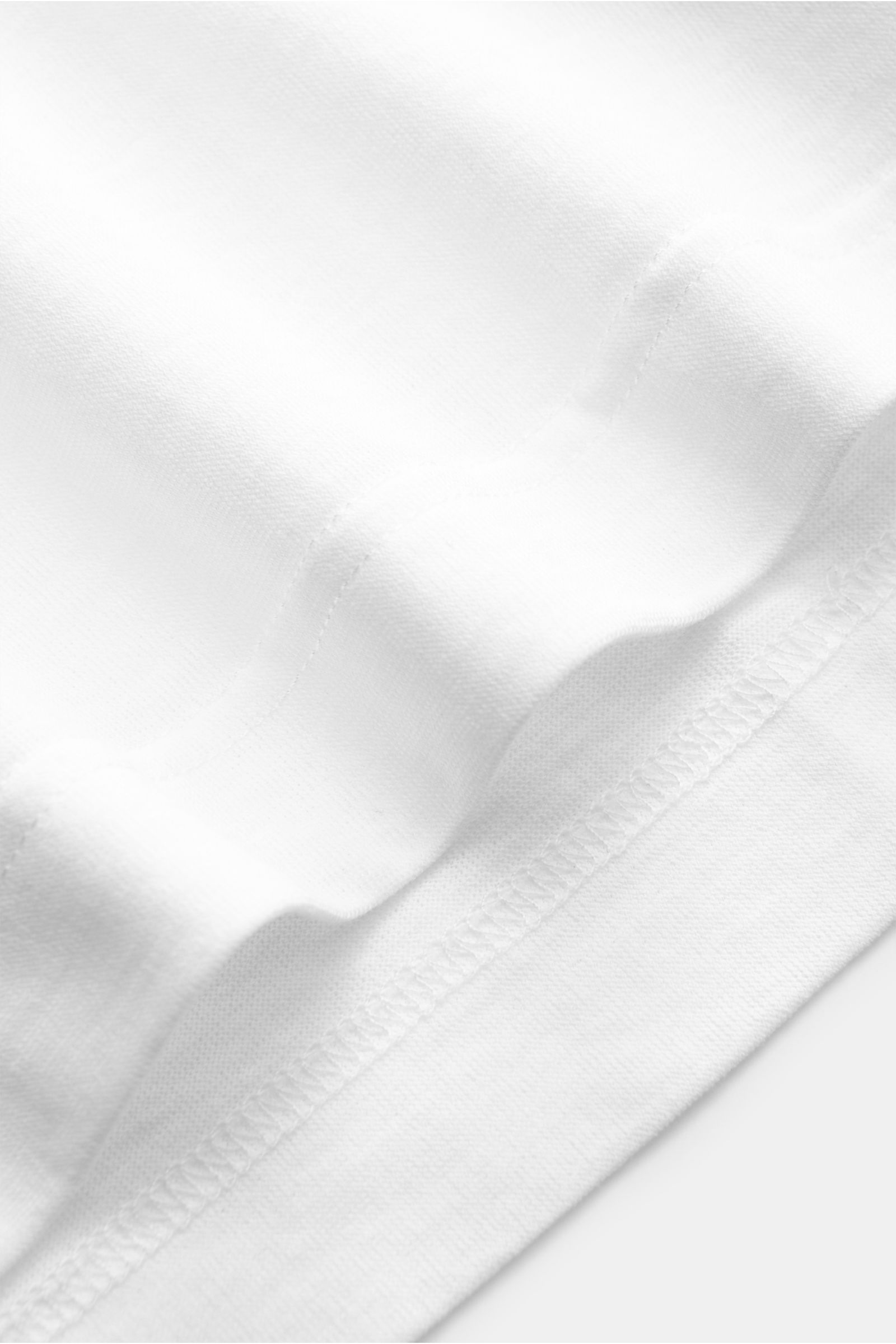 Zanone Rundhals-Longsleeve weiß