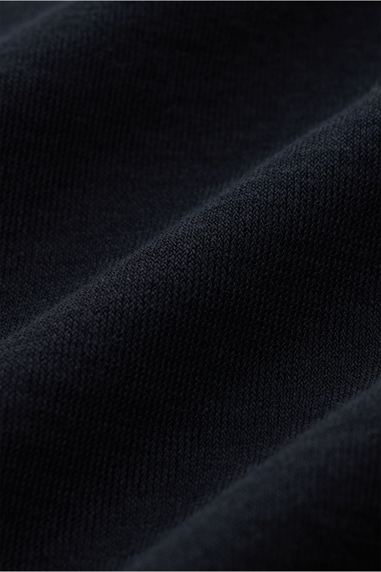 Zanone Rundhals-Longsleeve schwarz