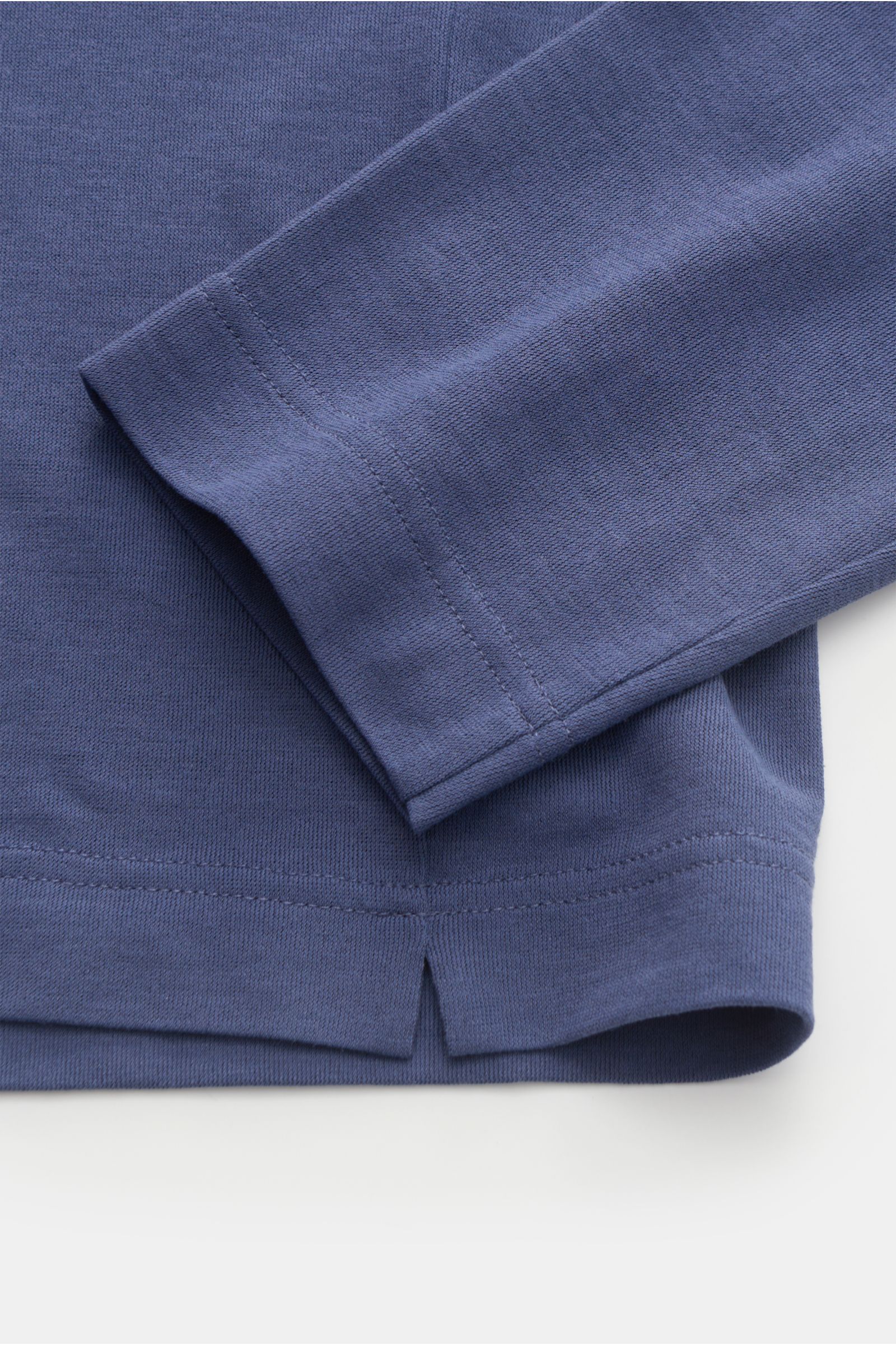 Zanone Rundhals-Longsleeve dunkelblau