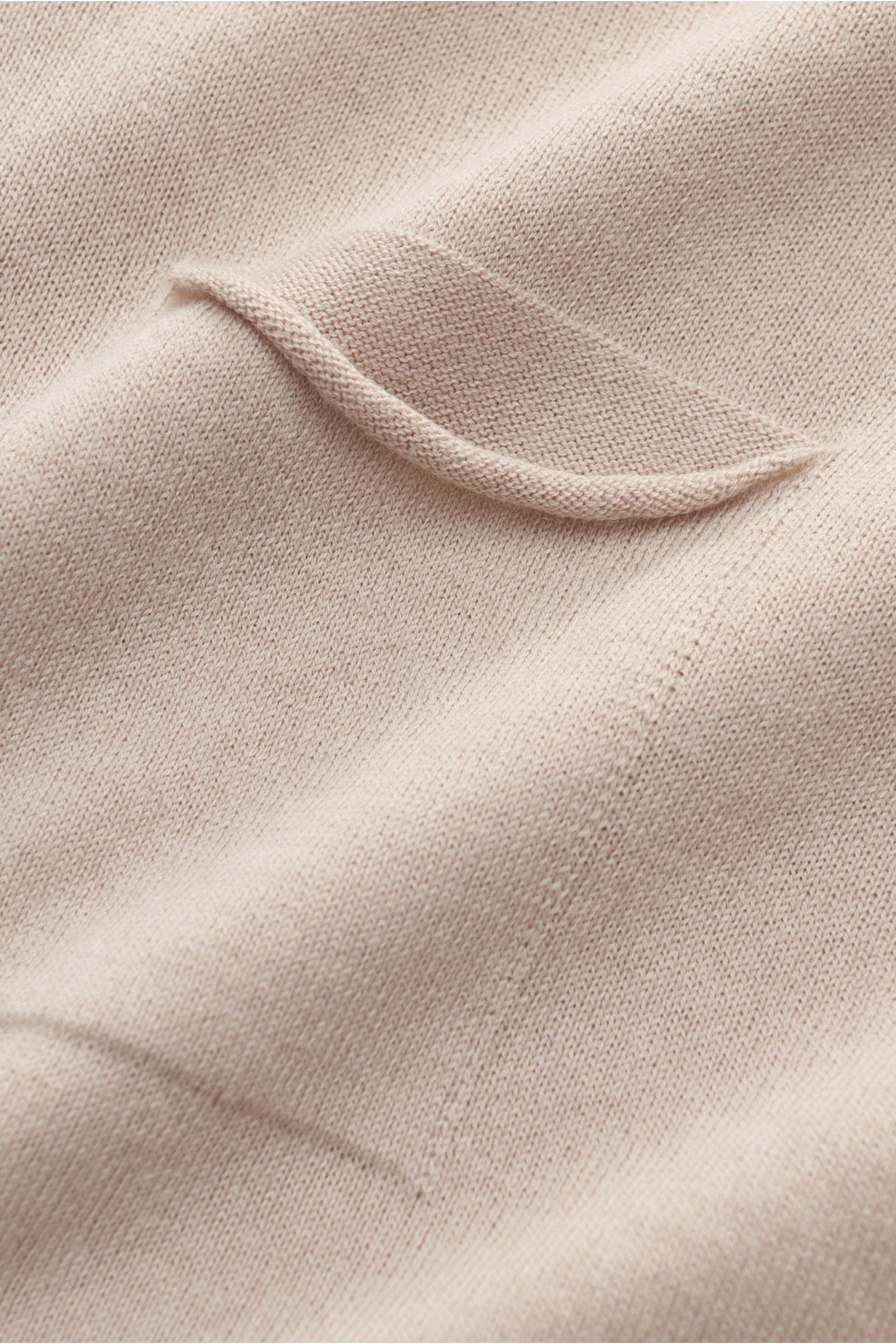 04651/ A trip in a bag Strick-Henleyshirt 'Foggy' beige