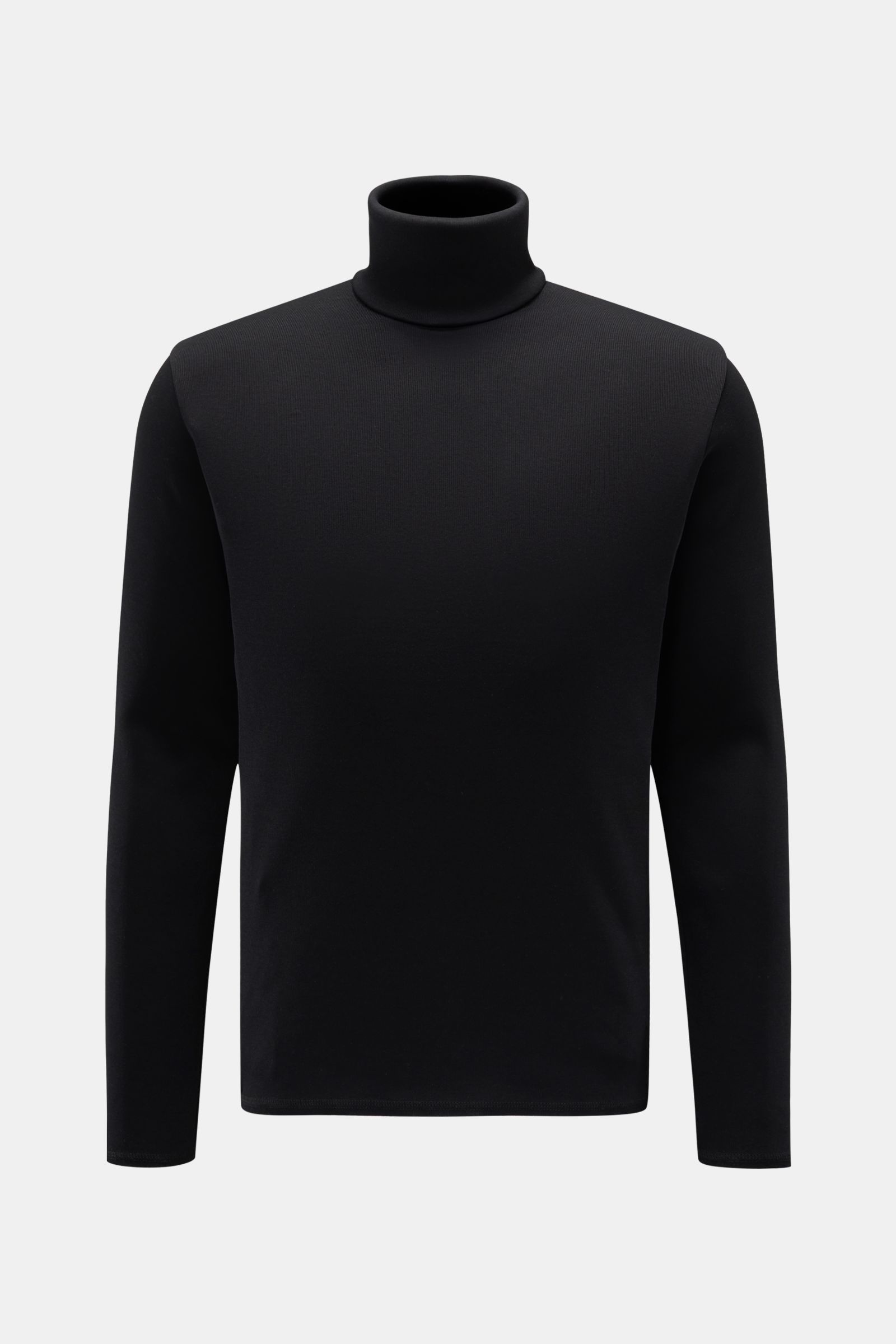 Kiefermann Jersey turtleneck shirt 'Genzon' black